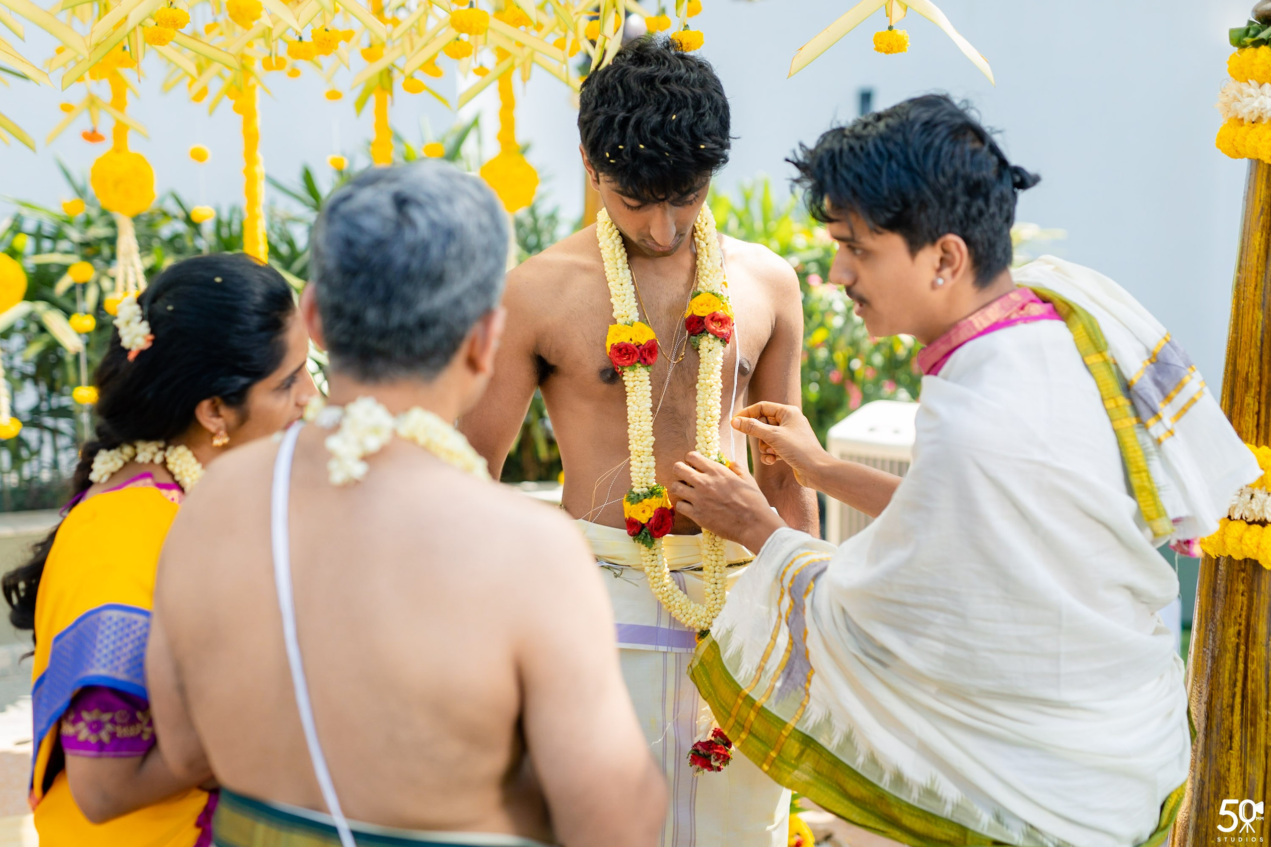 SANJAY AND SAKETH UPANAYANA. 50mm STUDIOS