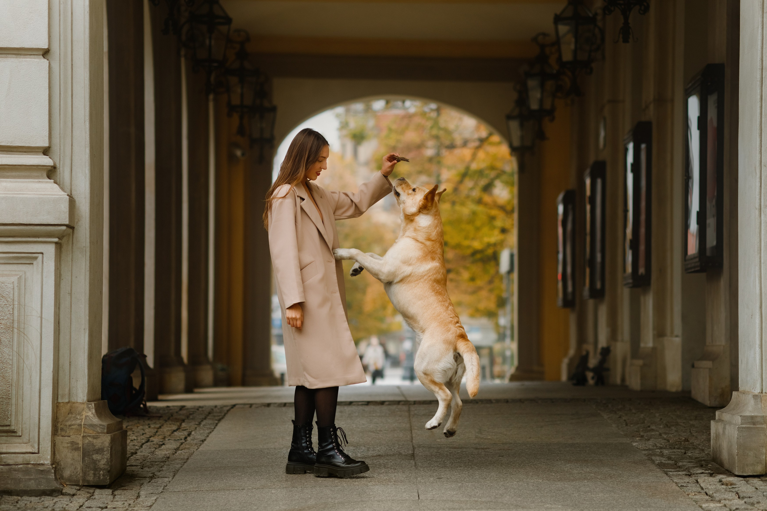 Katya & labrador. Kaja | fotograf psów we Wrocławiu