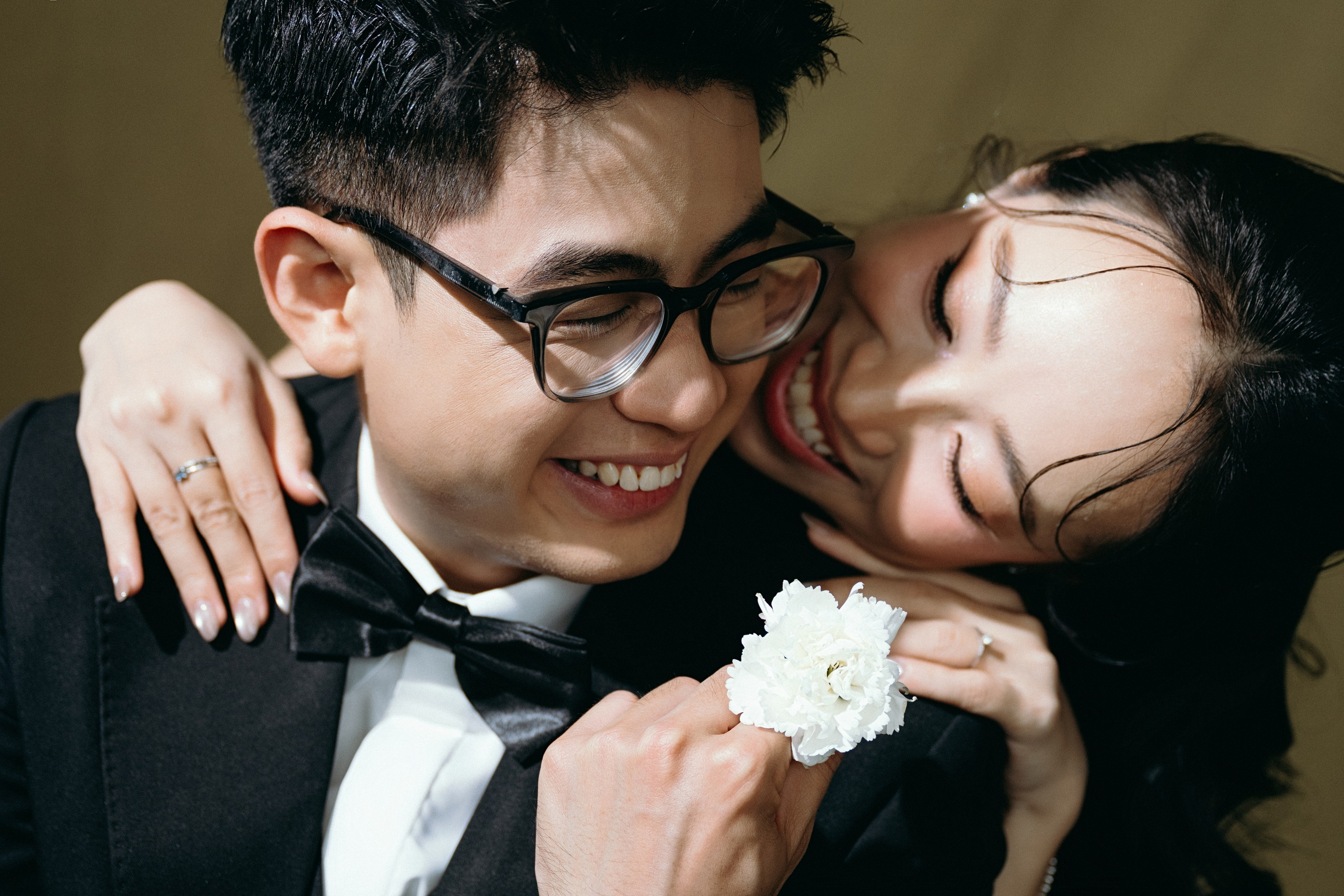N.A wedding photoshoot in studio