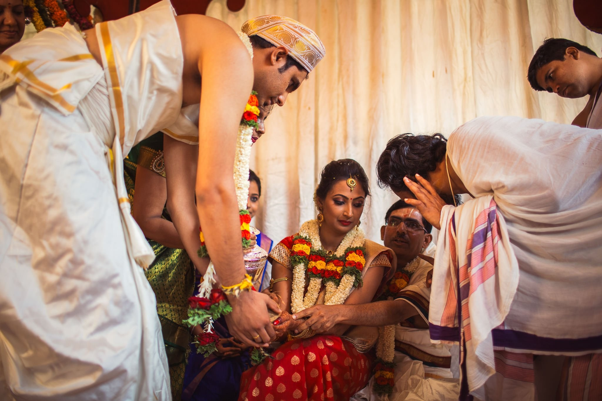 Traditional Kannada Brahmin Temple wedding, JP nagar, Bangalore