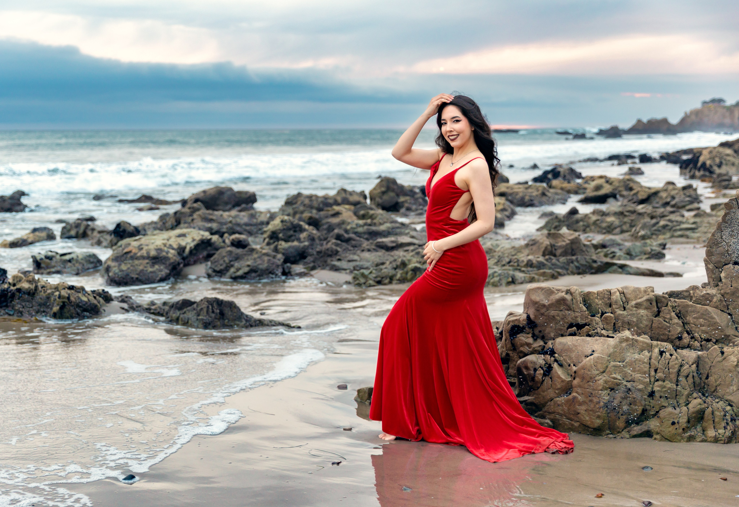 El Matador Beach. Los Angeles portrait photographer Valeria Kasatkina