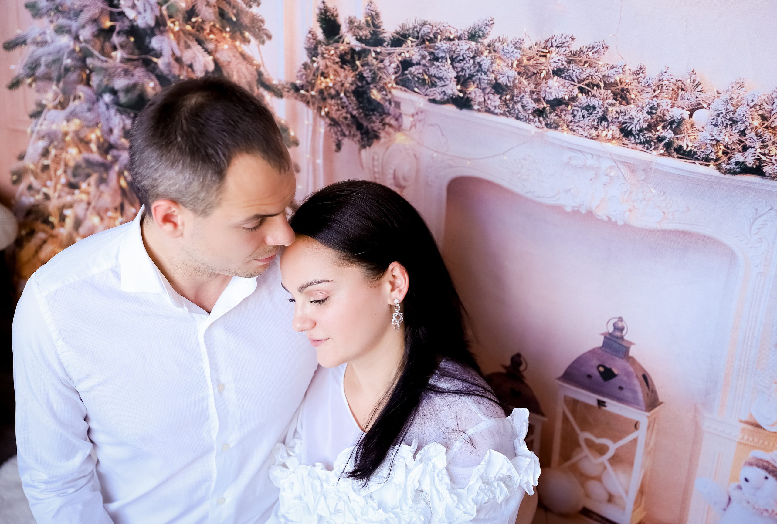 Christmas backdrop. Family & children’s photographer in Herts & West London Iryna Blair