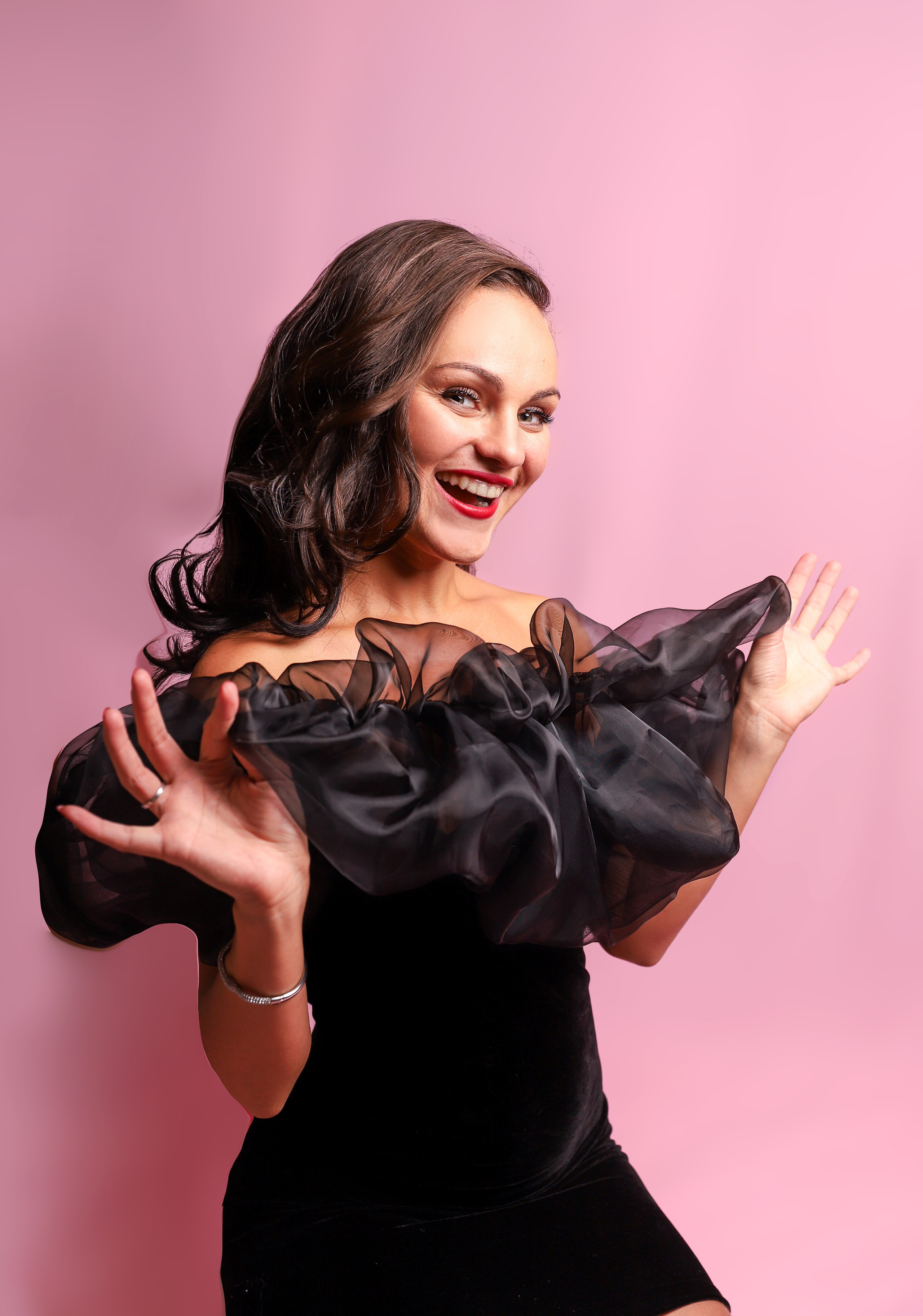 Pink backdrop. Family & children’s photographer in Herts & West London Iryna Blair