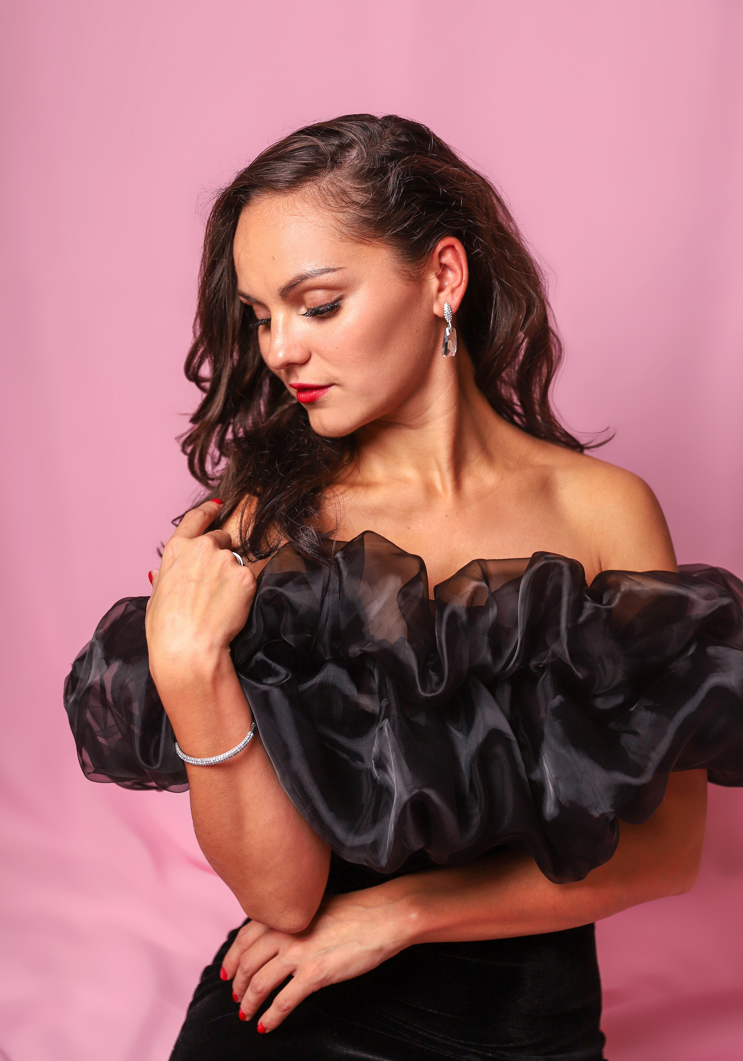 Pink backdrop. Family & children’s photographer in Herts & West London Iryna Blair