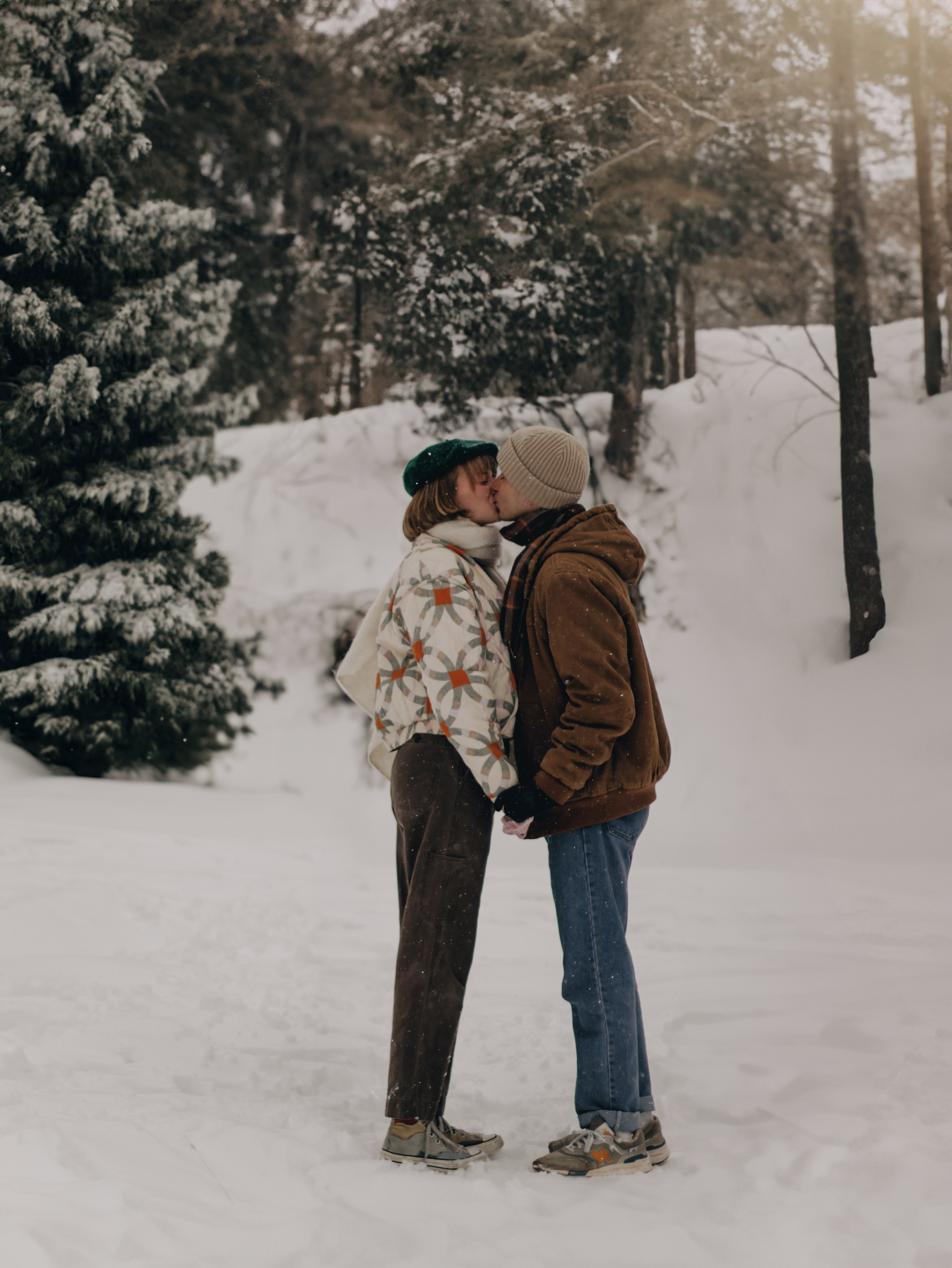 Edgy engagement session in Snow Canyon, Utah. Portrait and couples photographer in Florida, Valeriia Honcharova