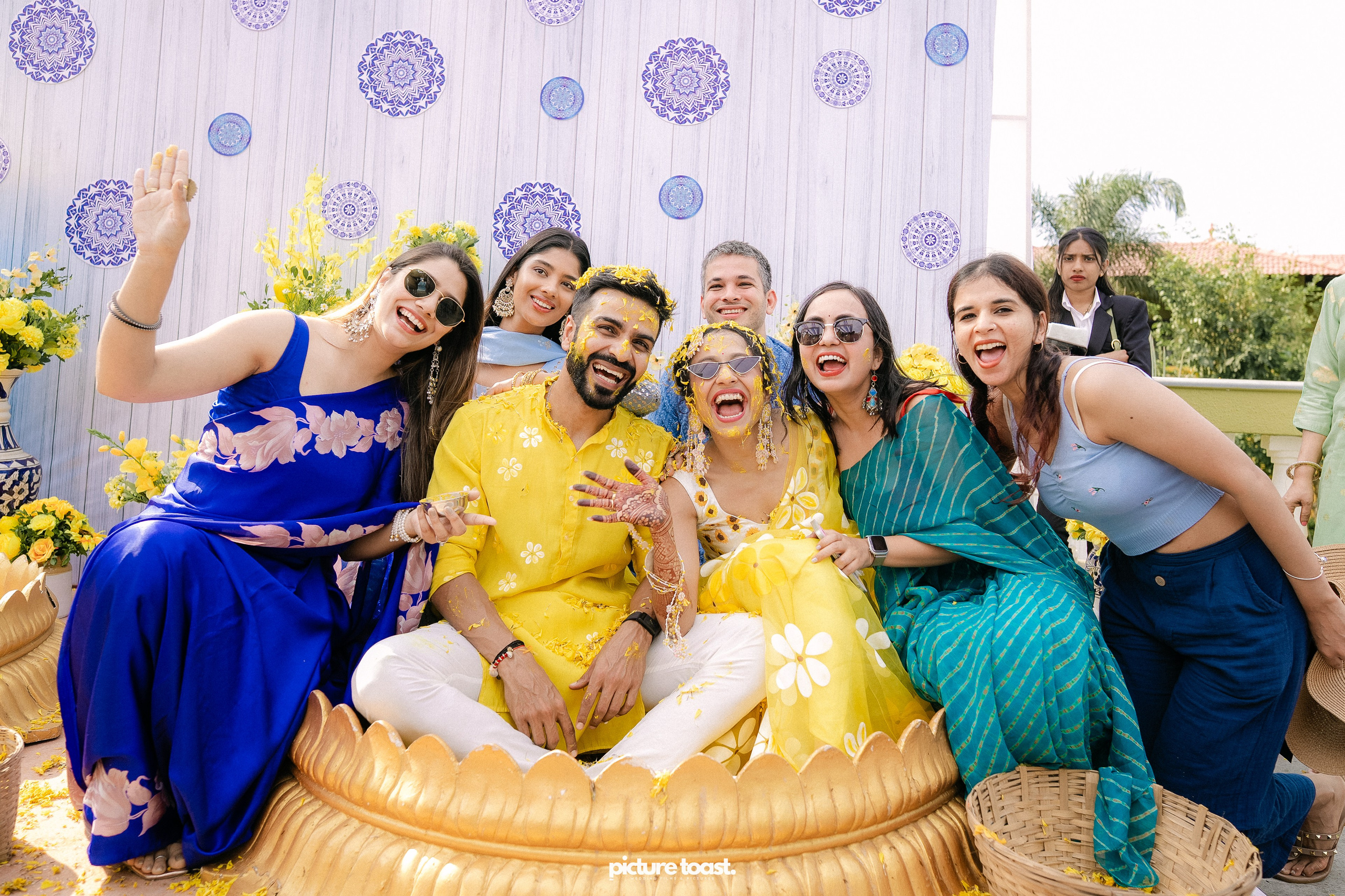 Haldi Hues Ft. Baebie & Goyal. Fine art Wedding Photographers in India & Canada