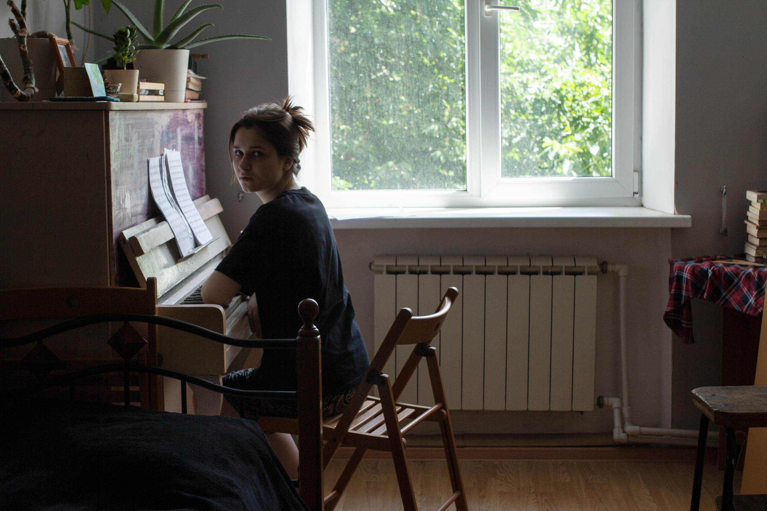 Дарья перед поступлением в колледж