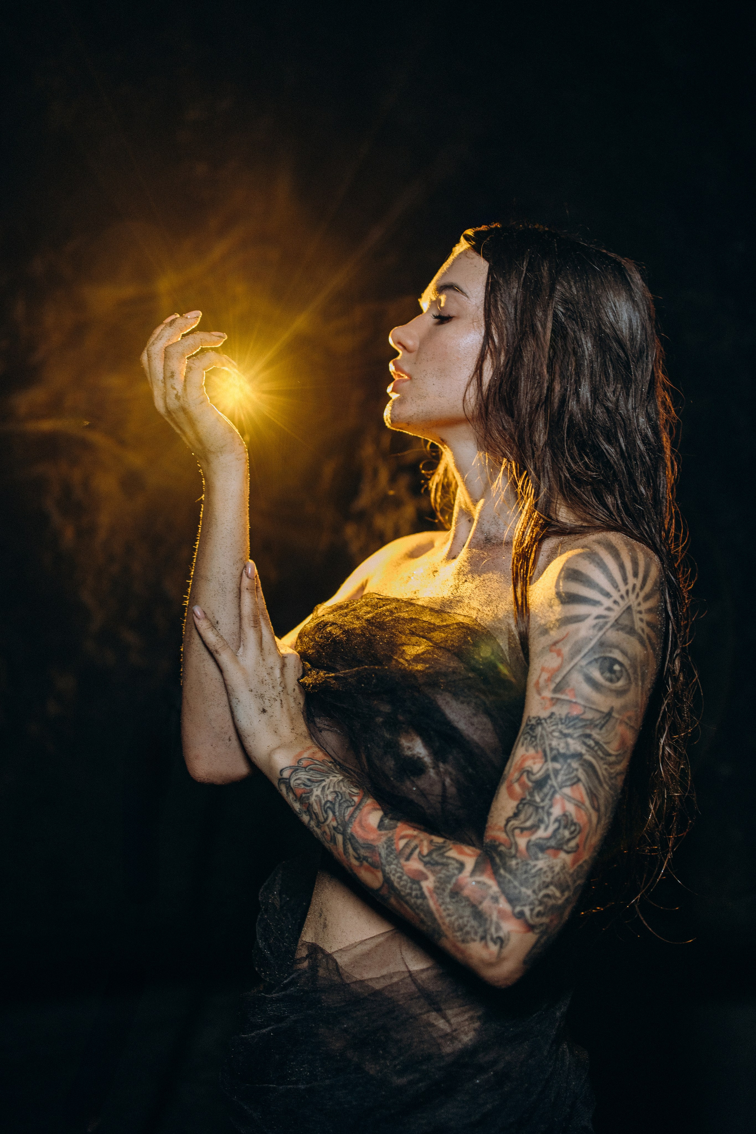 Black Angel. Профессиональный фотограф Нурмиева Вероника