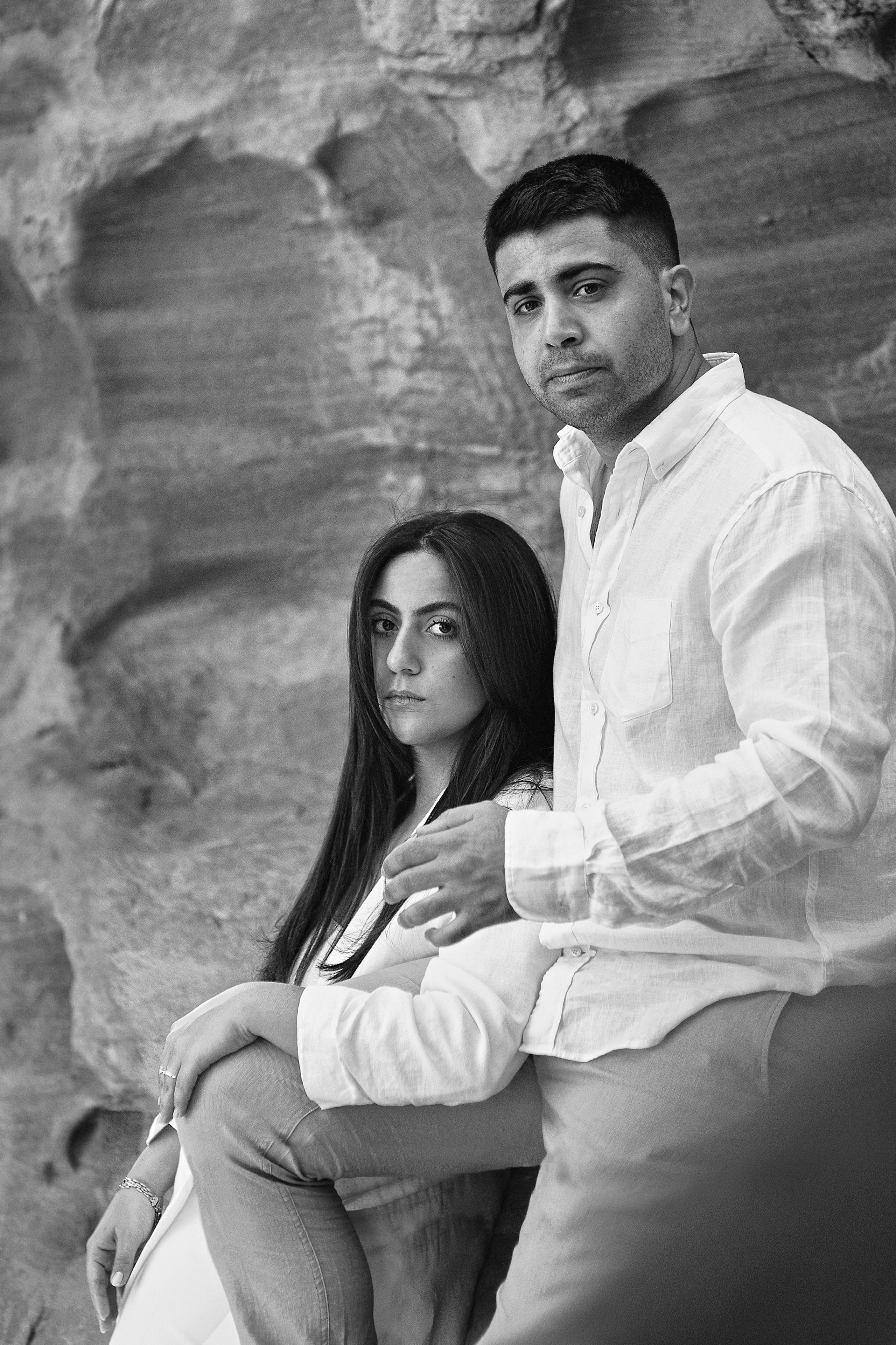 Save the Date for Jess & Gelad in a Timna Canyon. Family children pregnancy love stories photographer in Eilat Israel Olga Amchislavsky