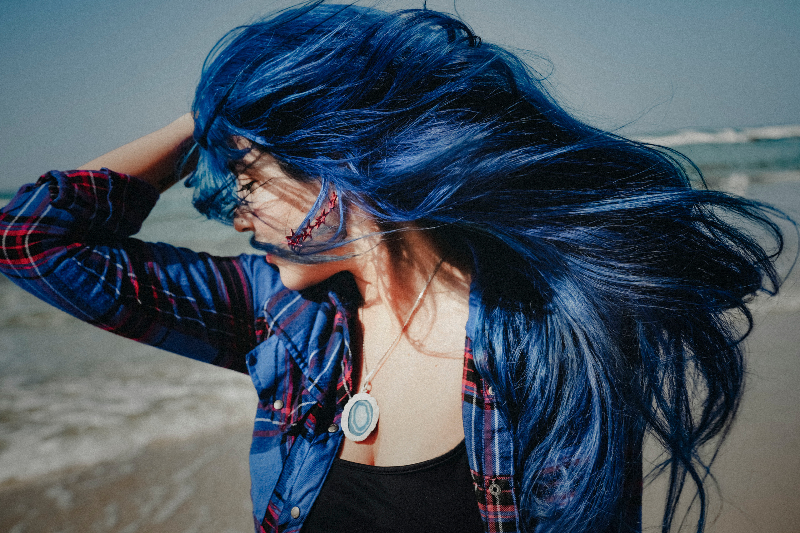 Stay Coloured. In frame Delphine Leah (French). Location Bat Yam, Tel-Aviv, Israil.