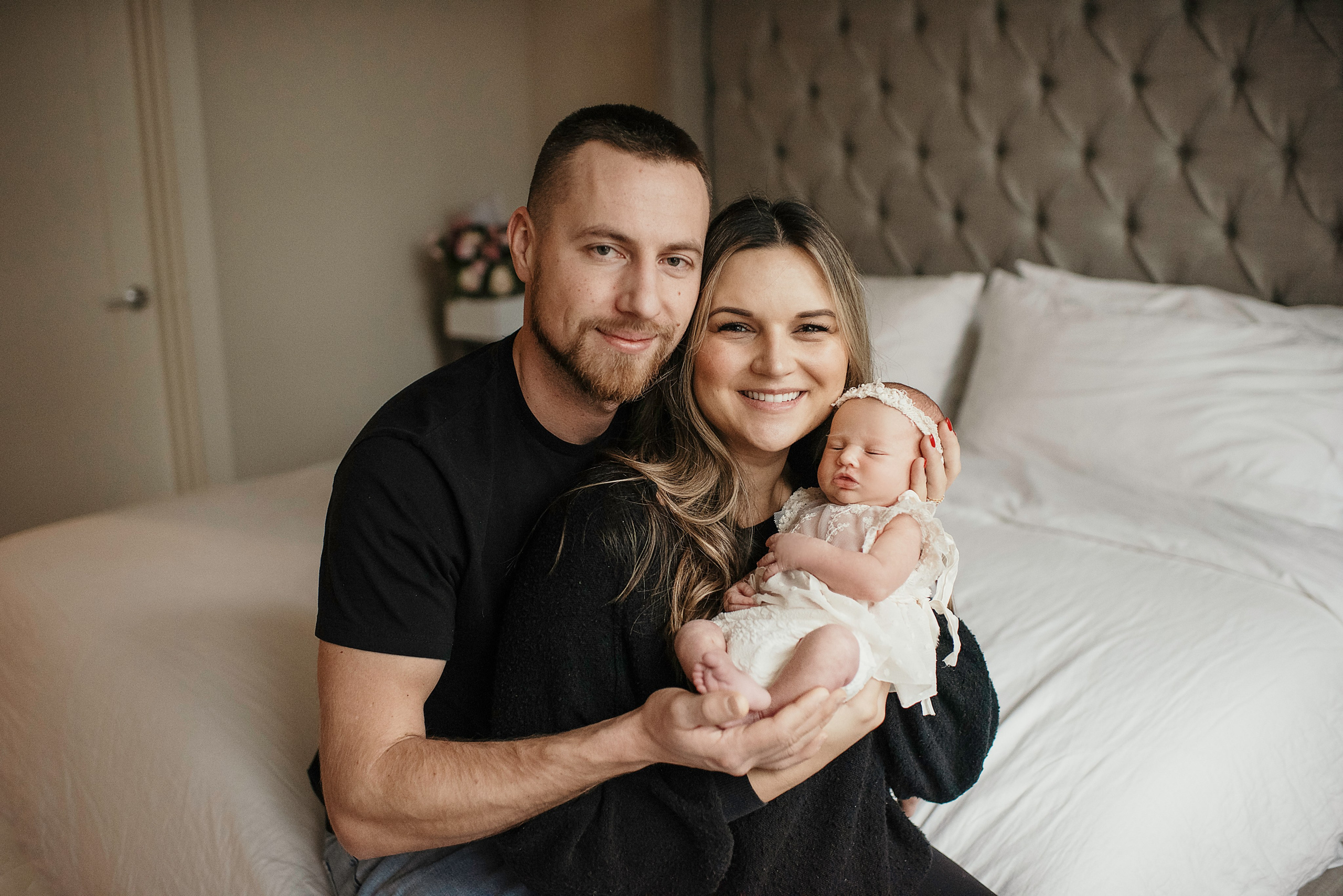Little flower girl. Newborn, pregnancy, family photographer in New Jersey