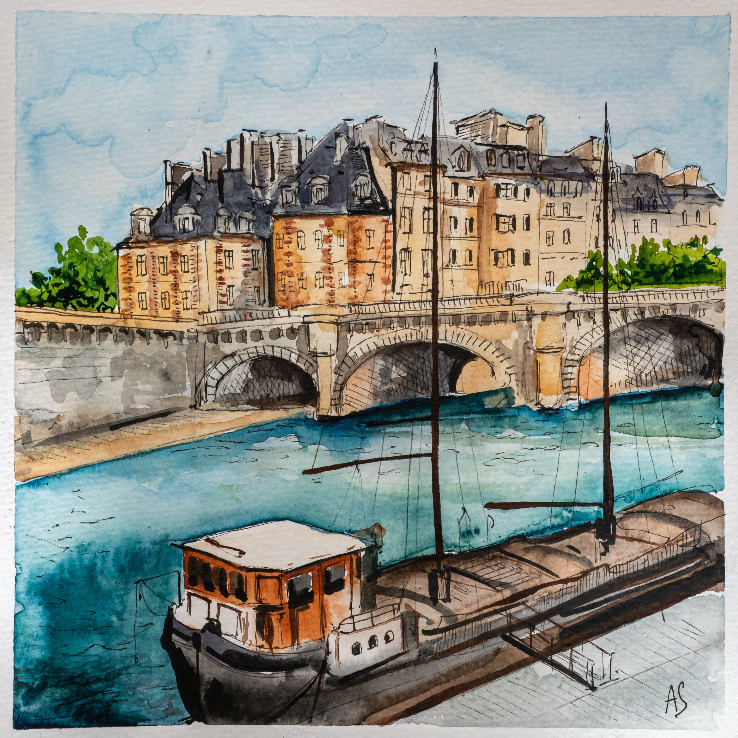 Urban views. Angelina Sorokopud. Artist in Strasbourg