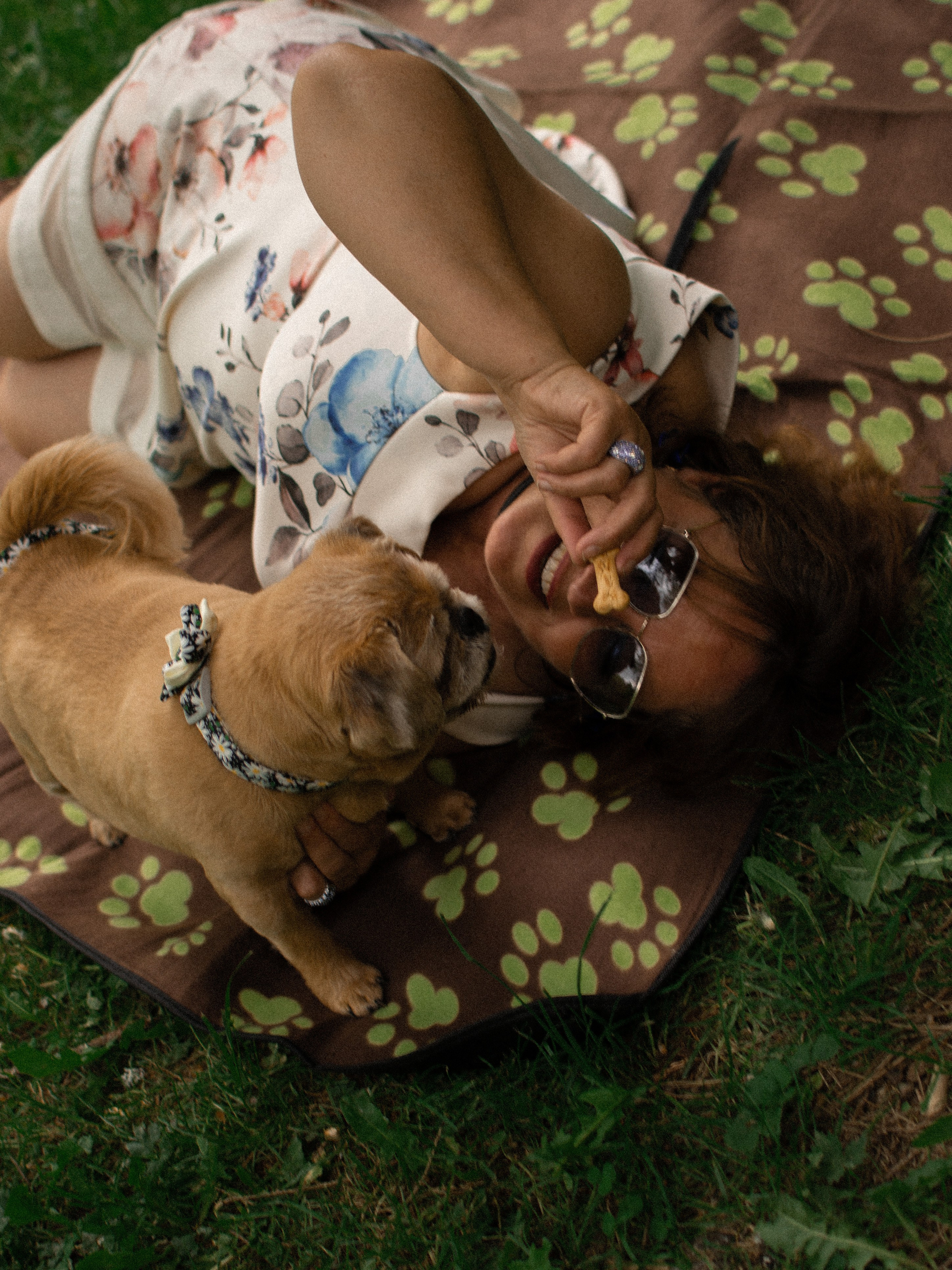 Sandrine et Lolly. Photographe animalier à Paris Anna Pereira