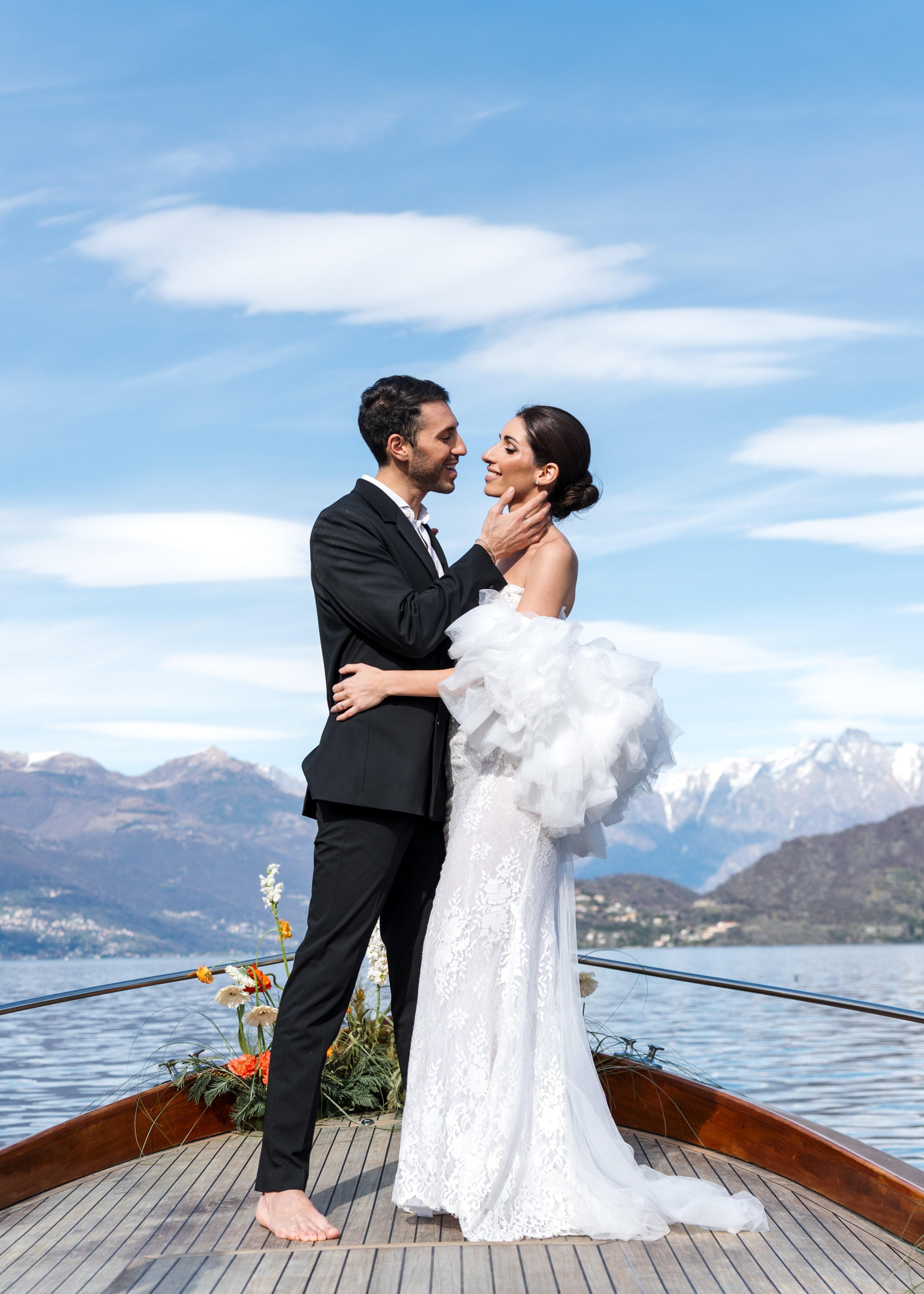 Sandra & Mario Lake Como Elopement. Proposal Photographer in Lake Como
