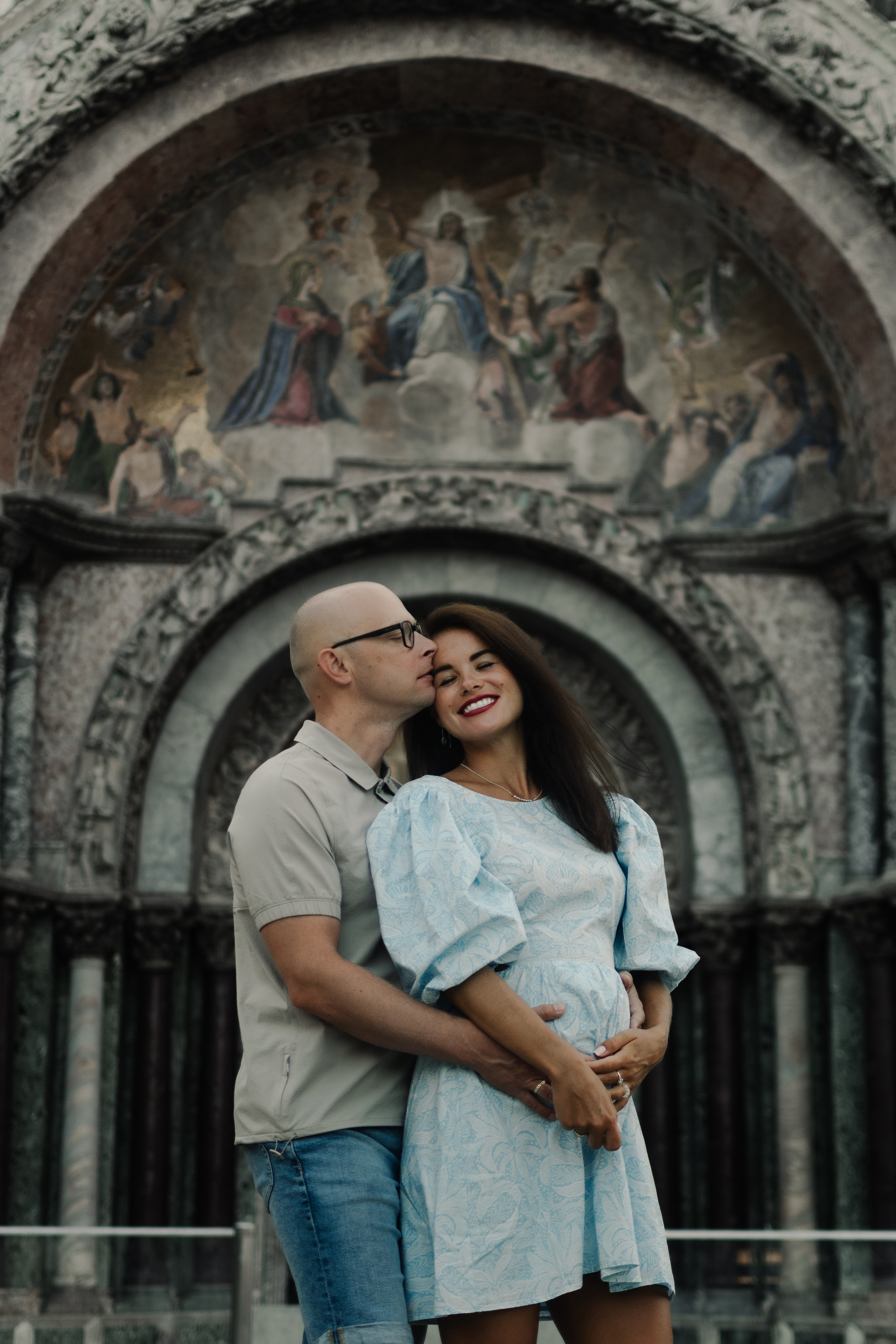 Evgenia, Vadim and baby. Фотограф в Венеции, Италия. Зотова Яна