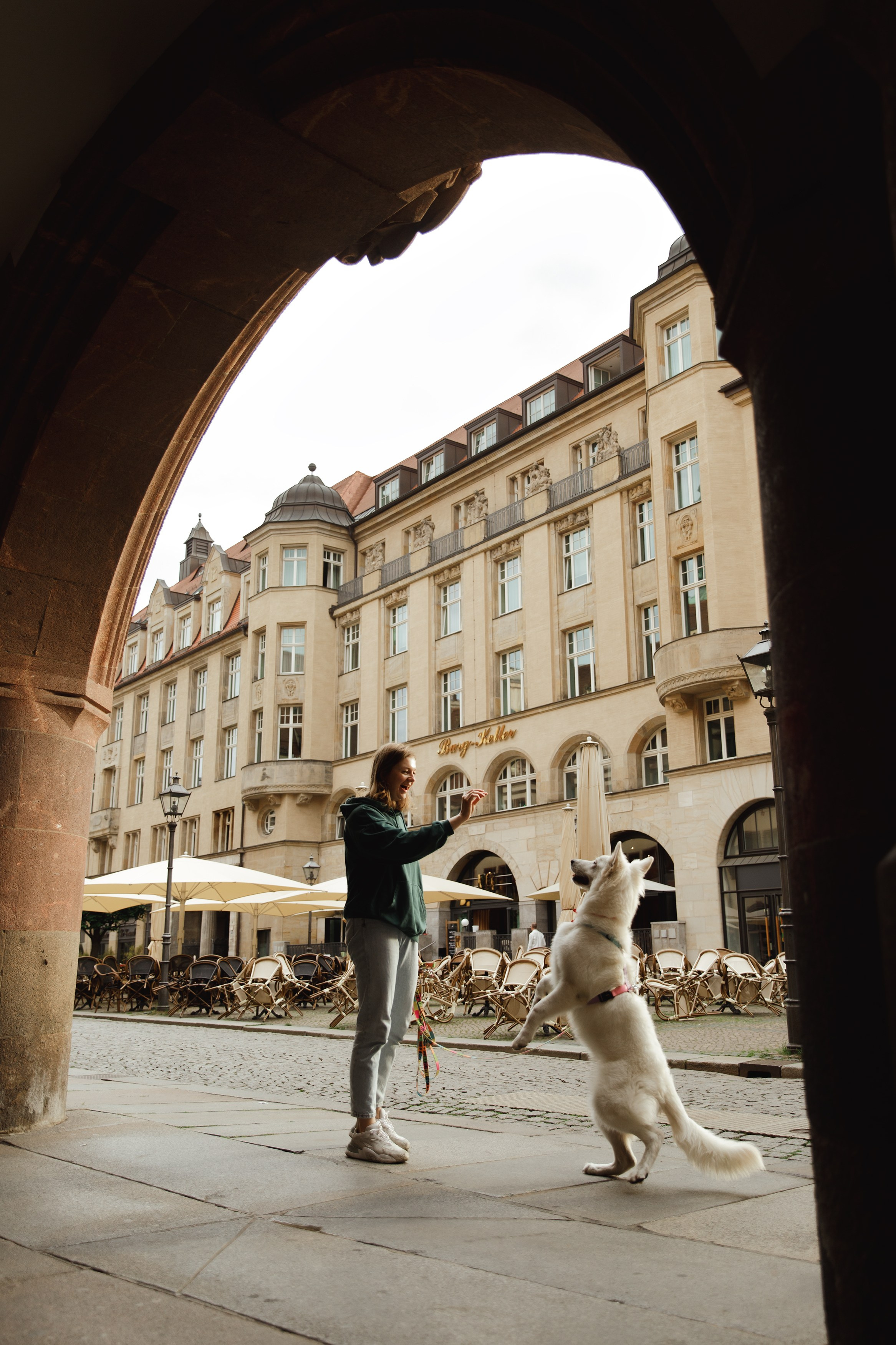 Astra in Leipzig. Kaja | fotograf we Wrocławiu | ludzie i psy