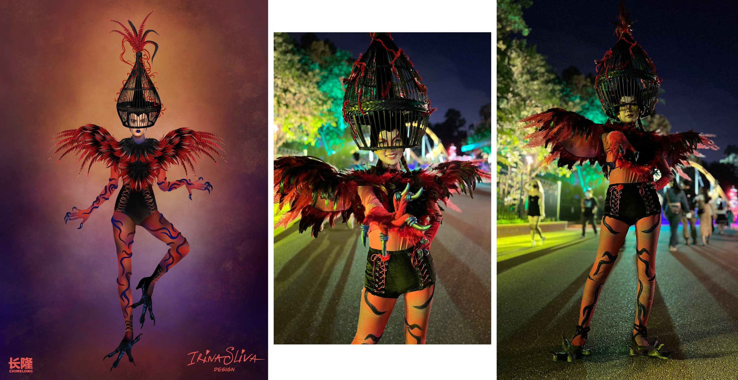 HALLOWEEN. Costume Design for Theme Parks & Live Performances | Character & Parade & Stage Costumes | 2D & 3D Costume Illustrations