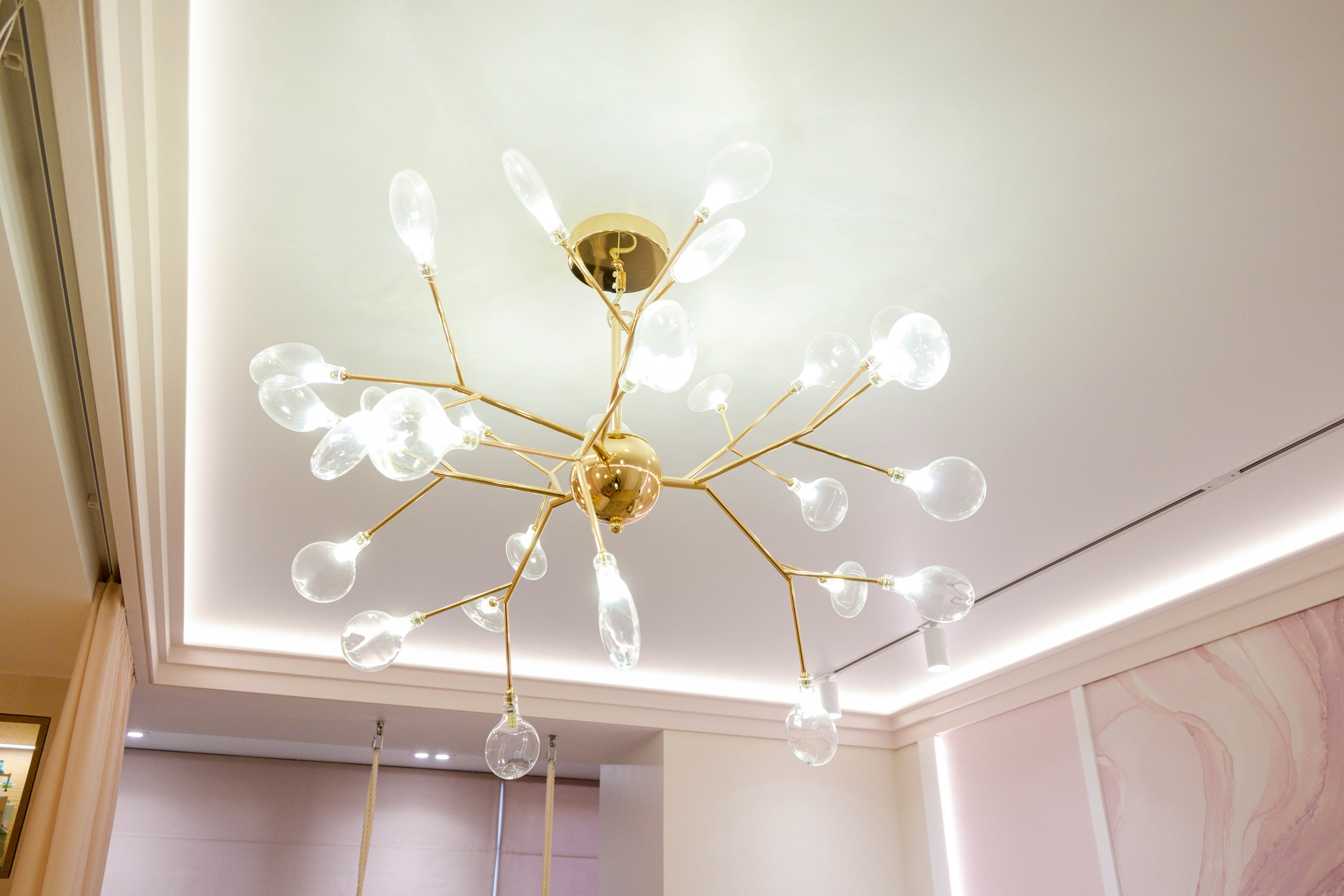 The apartment is in a modern style. Fotograf Dmitrii Donets