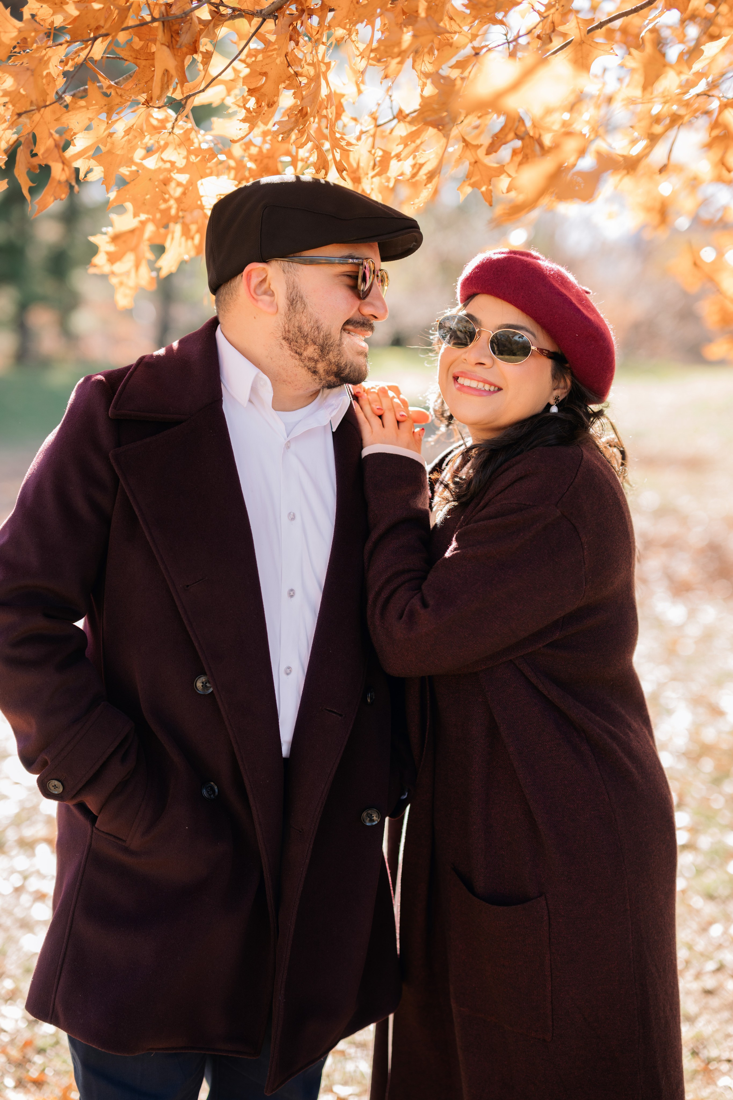 Marina and Mina | Central Park Engagement Session
