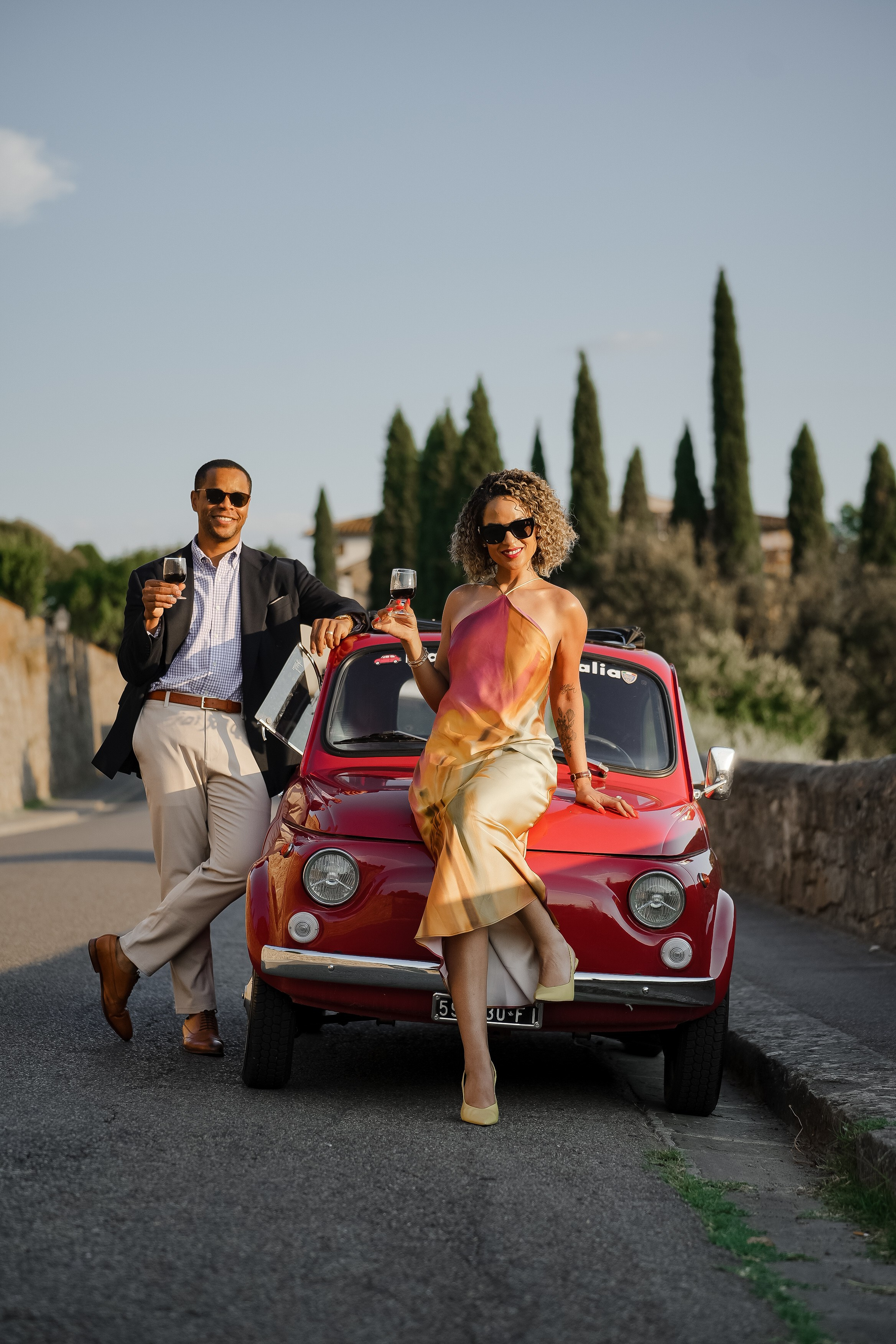 FIAT 500. Wedding Photographer in Italy