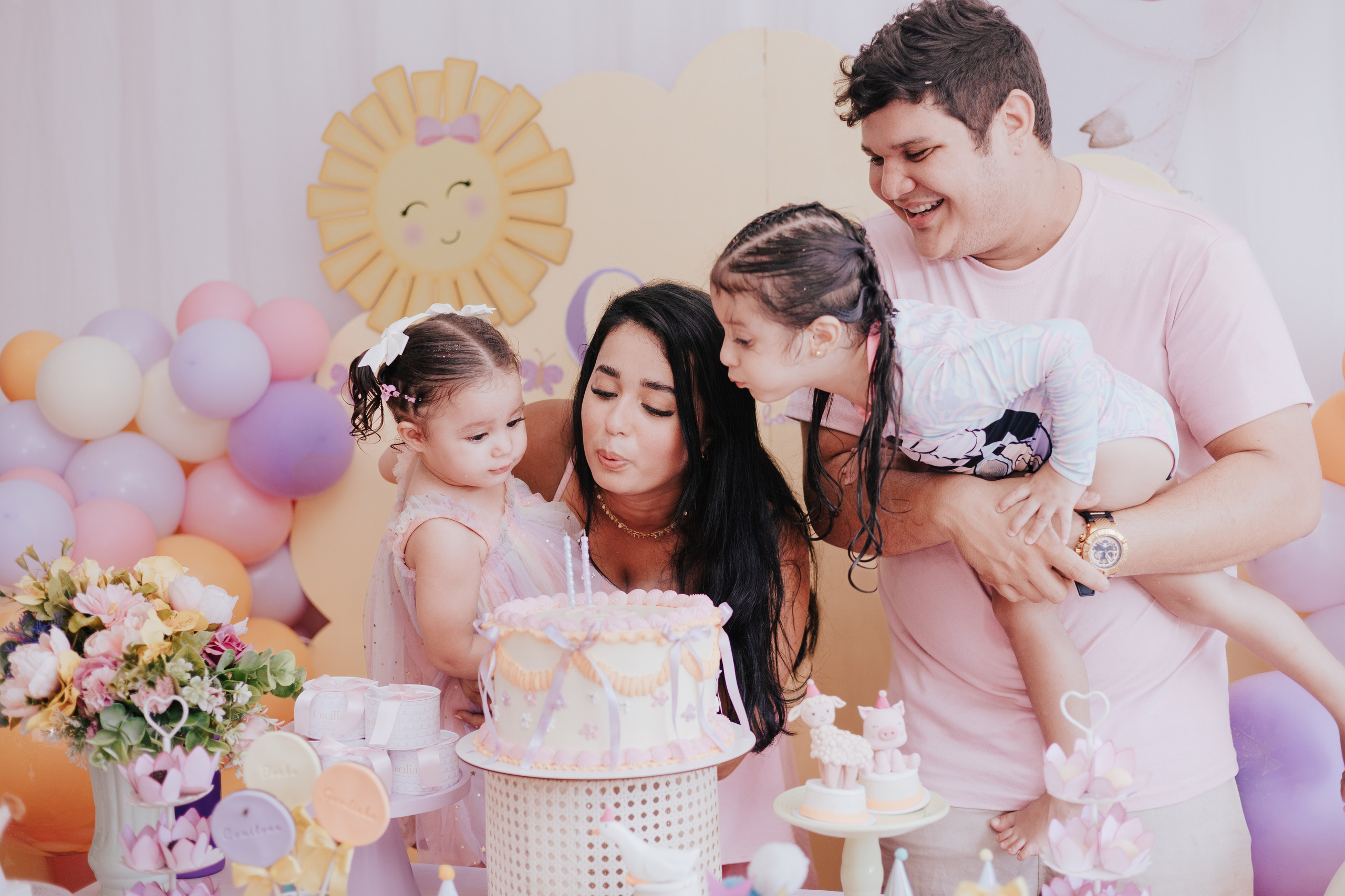 Cecília 2 anos. Fotografia de família e parto