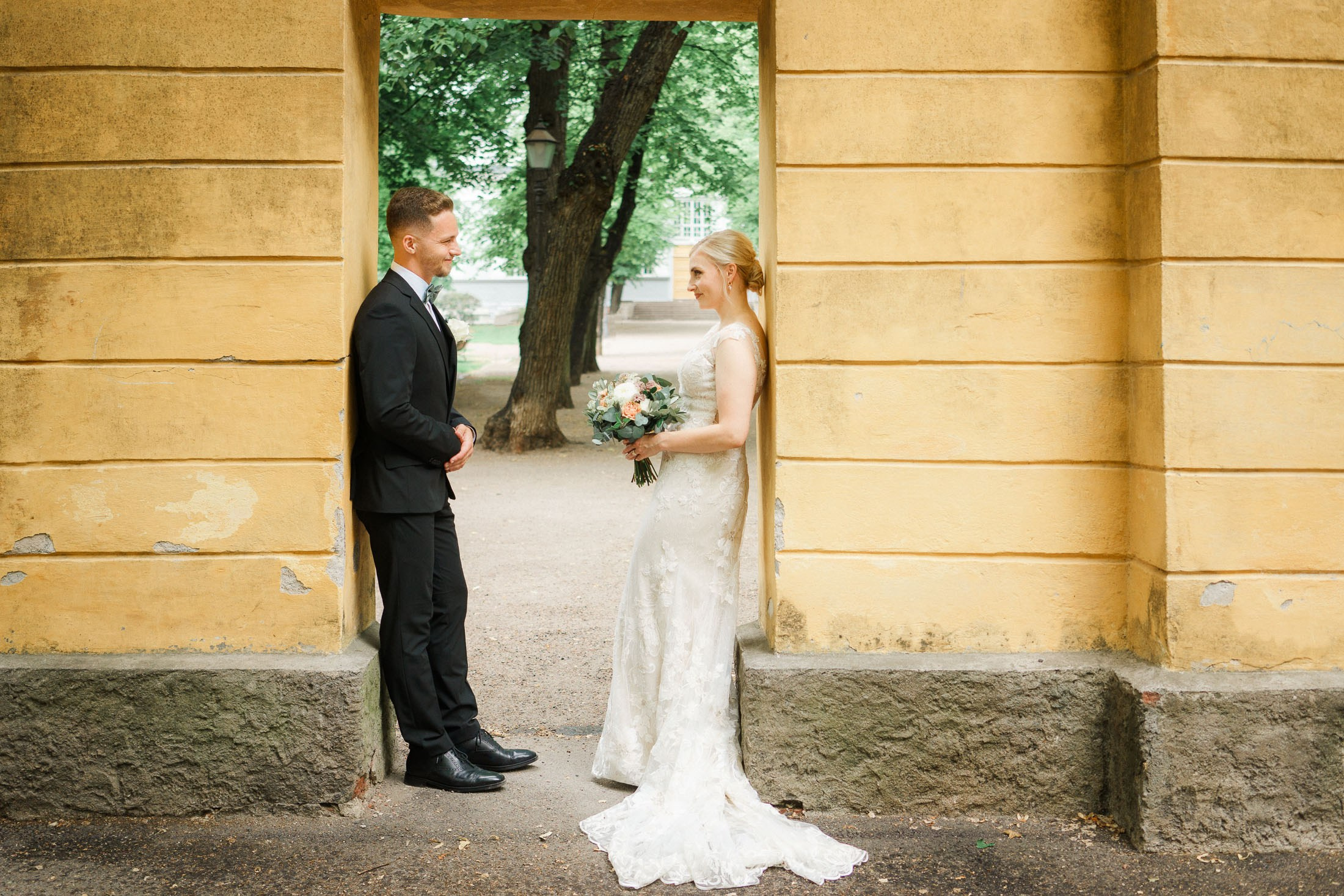 Hääkuvaus Klaus K, Rake-sali ja Helsingin vanha kirkko