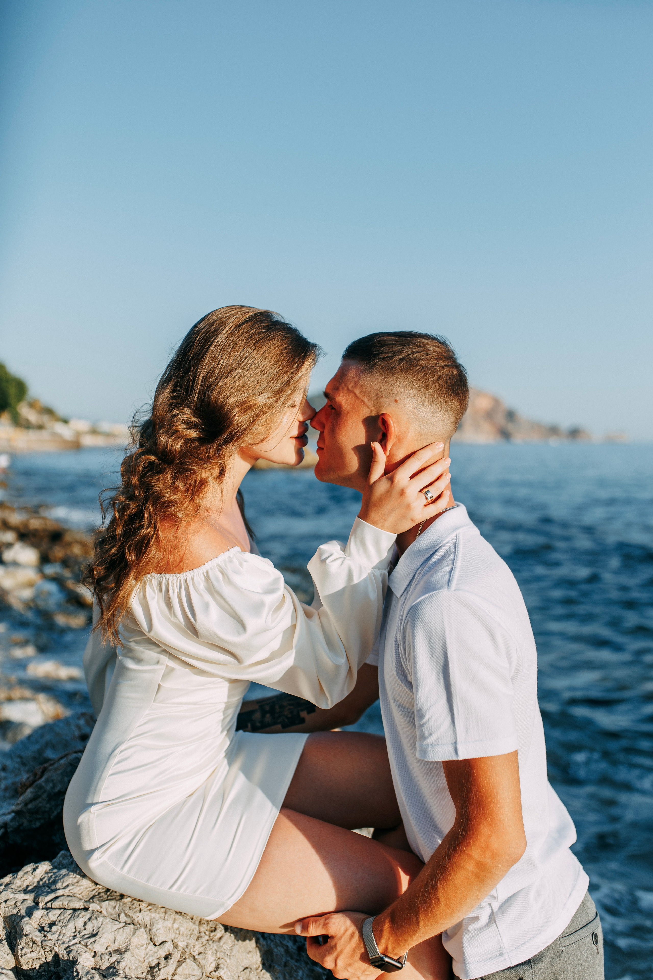 Romantic Sunset Love Story on Cleopatra Beach | Alanya. Professional Photographer in Alanya, Side, Belek, Antalya. Turkiye