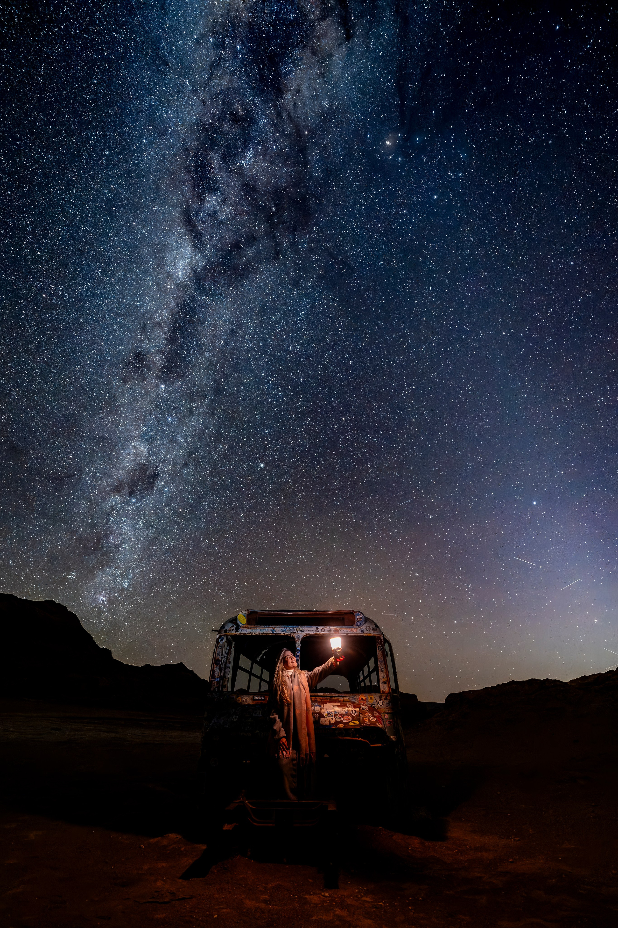 Vallecito Noturno — Pedido de casamento. Fotografo en San Pedro de Atacama