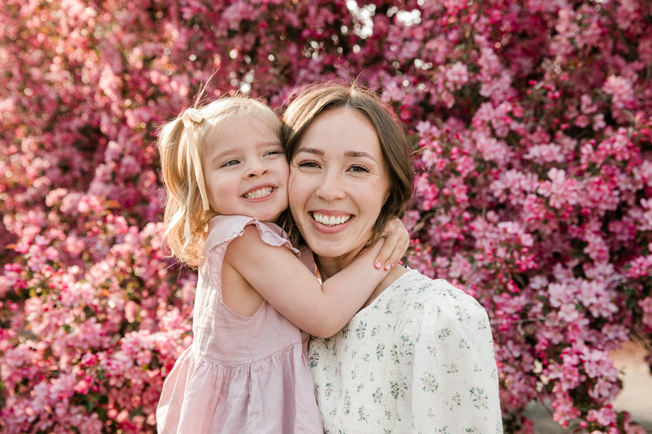 Pitchers Family Photos — Cherry Blossom. Fotografía accesible en Calgary