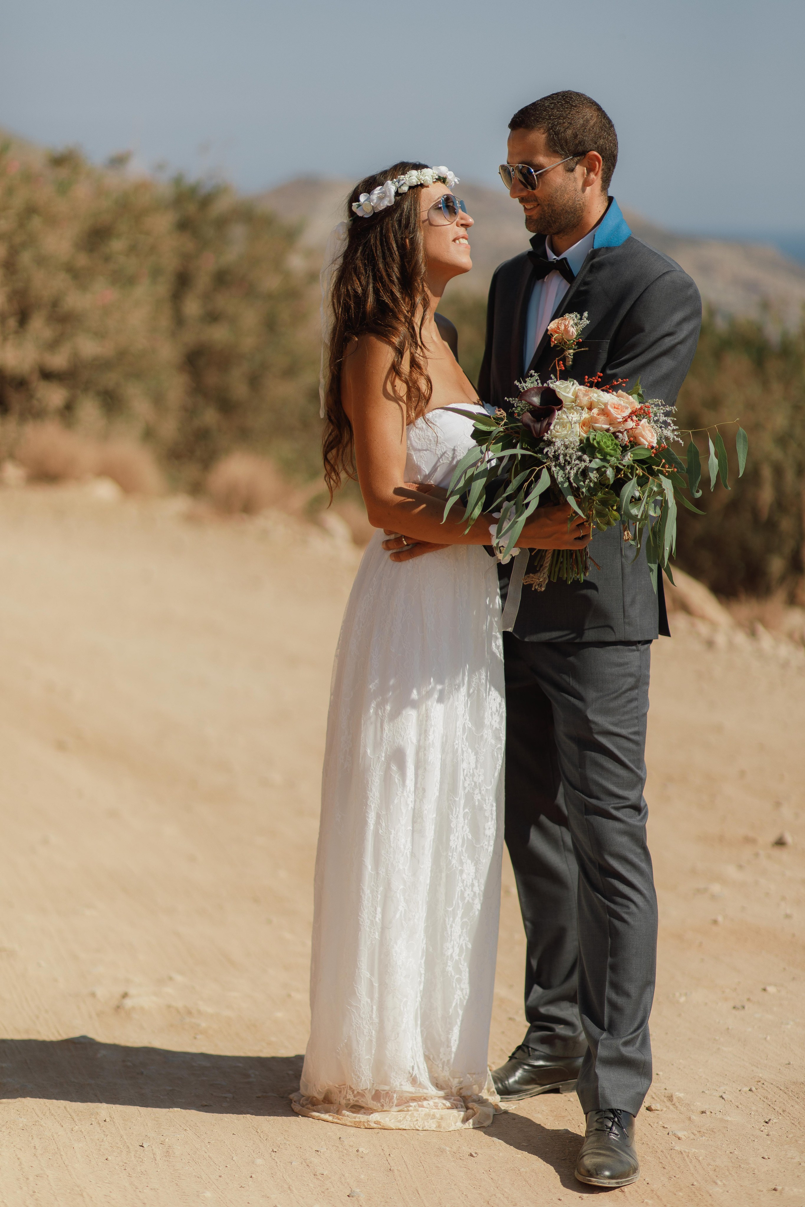 Marino & Steffi, Crete. Denny Savon — Photographer in Santorini | Weddings, Love Stories & Flying Dress