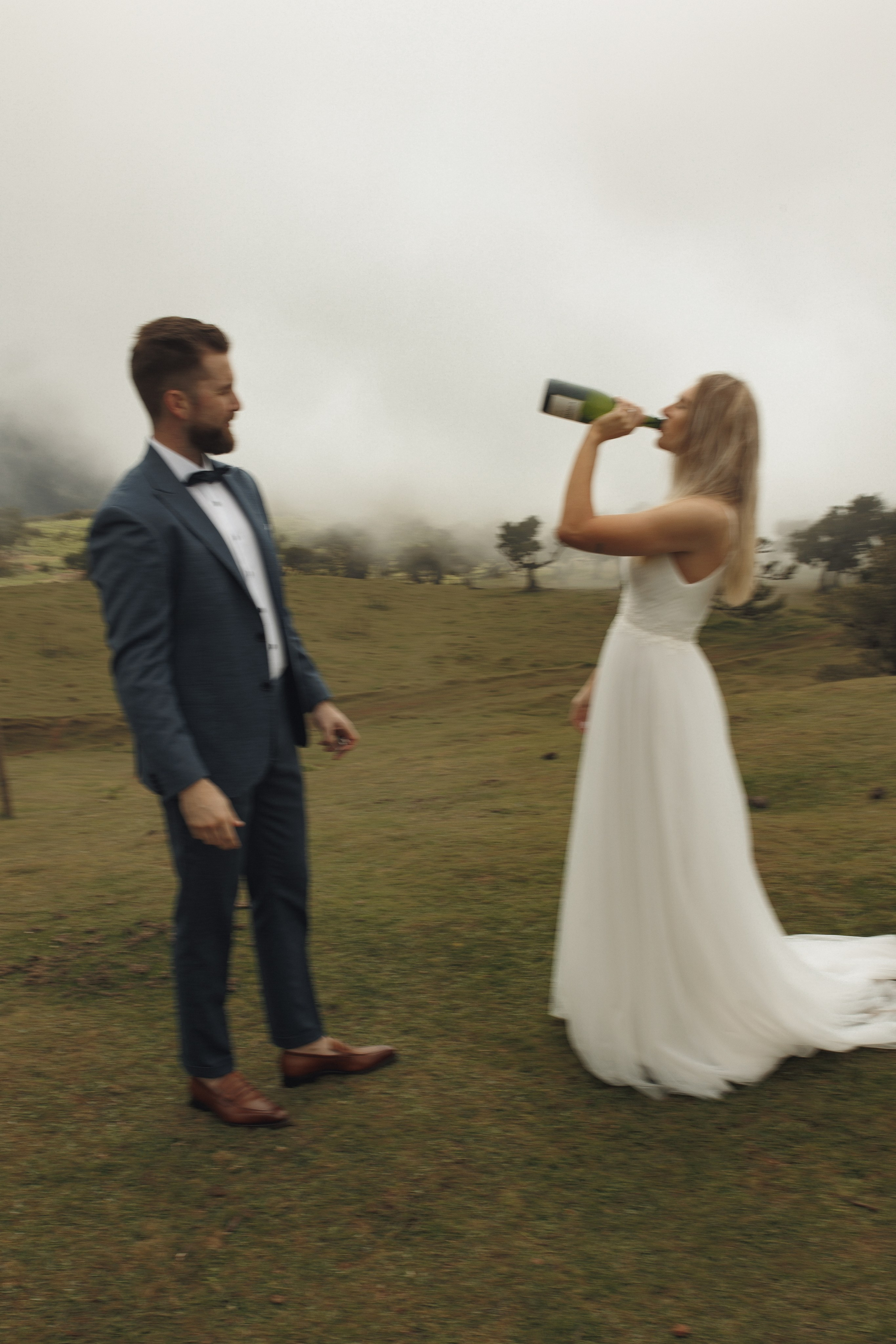Wedding photographer captures magical moments in Fanal Forest Madeira