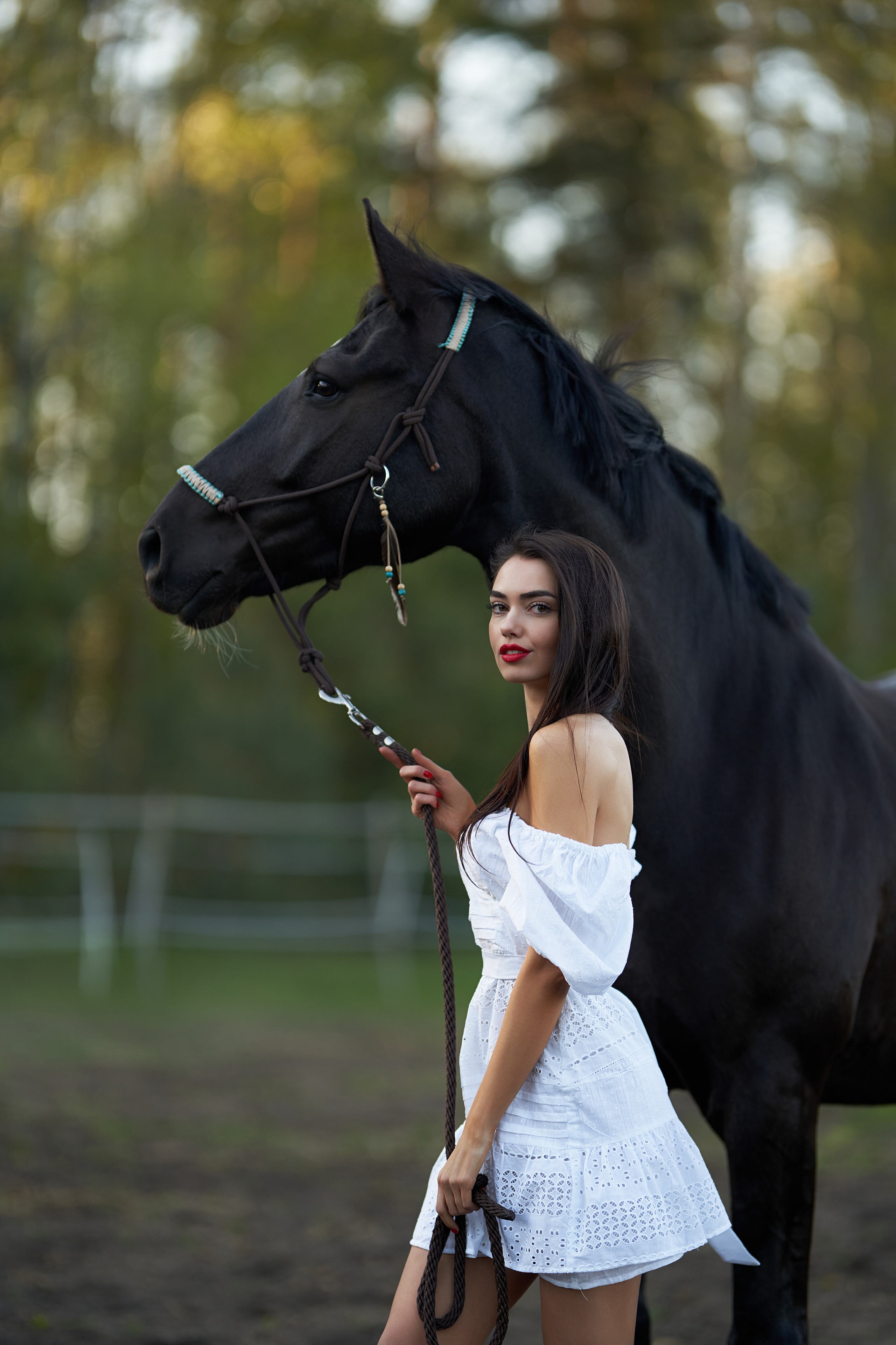 With Horses. Youdusha.com