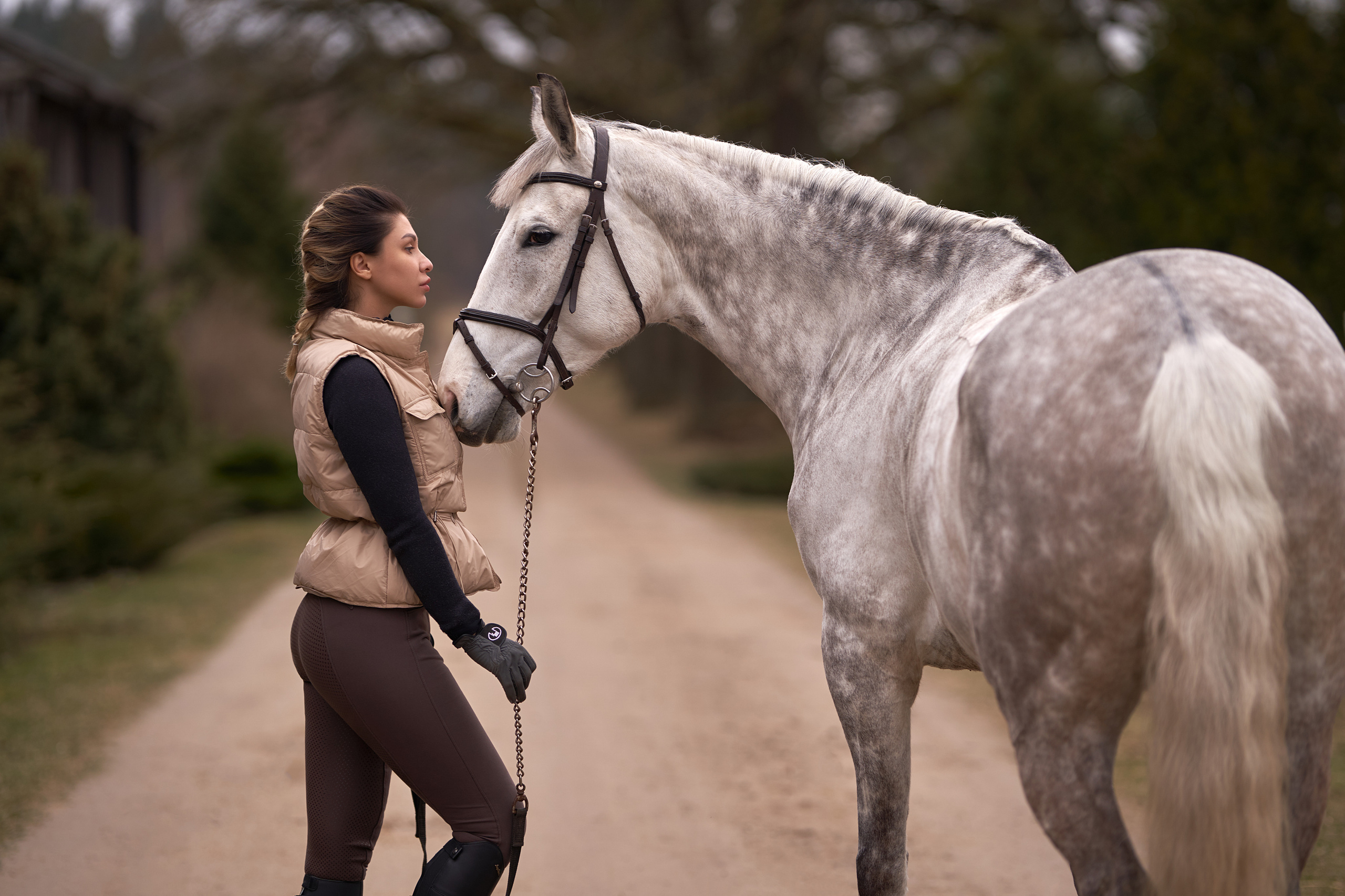 With Horses. Youdusha.com