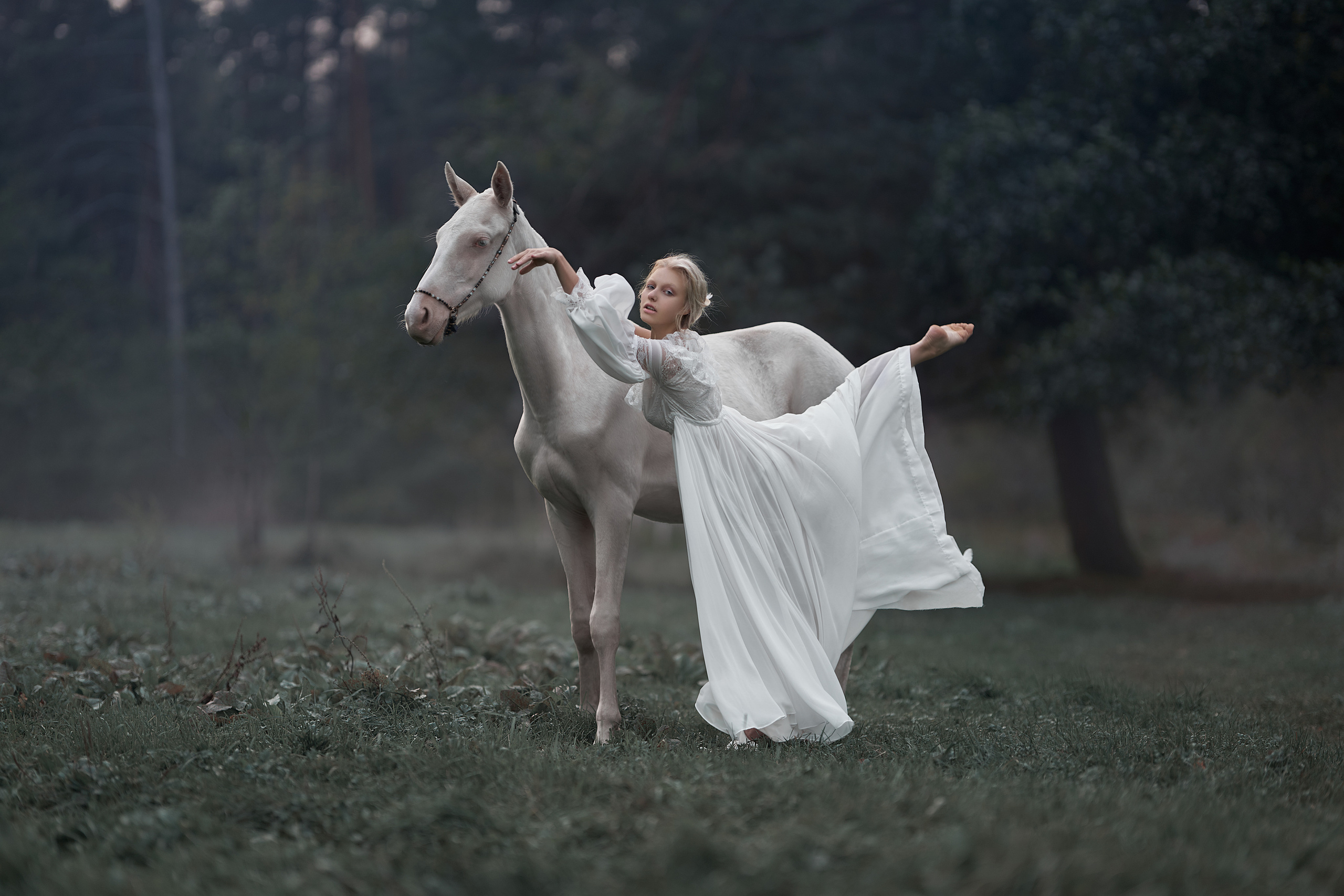 With Horses. Youdusha.com