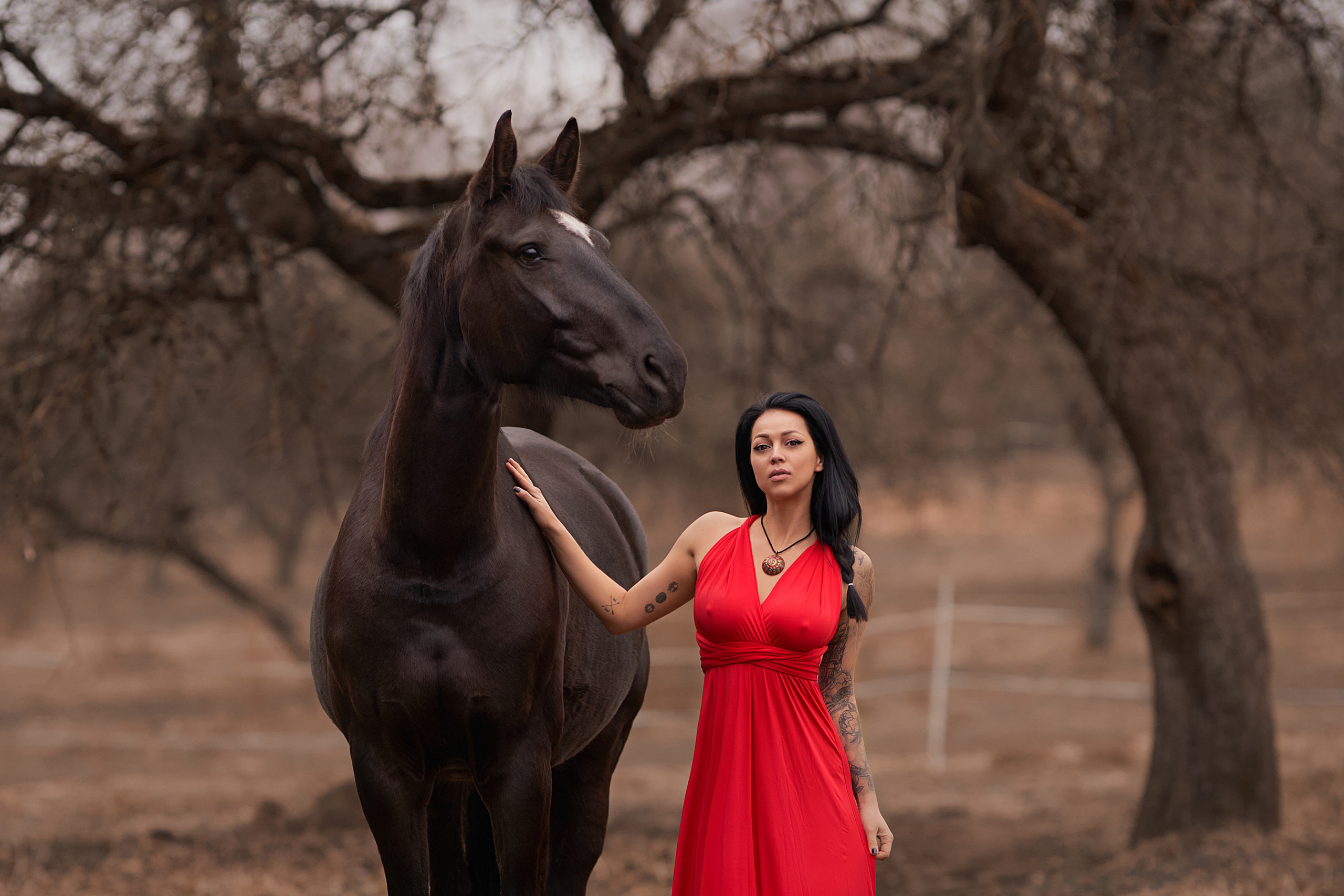 With Horses. Youdusha.com