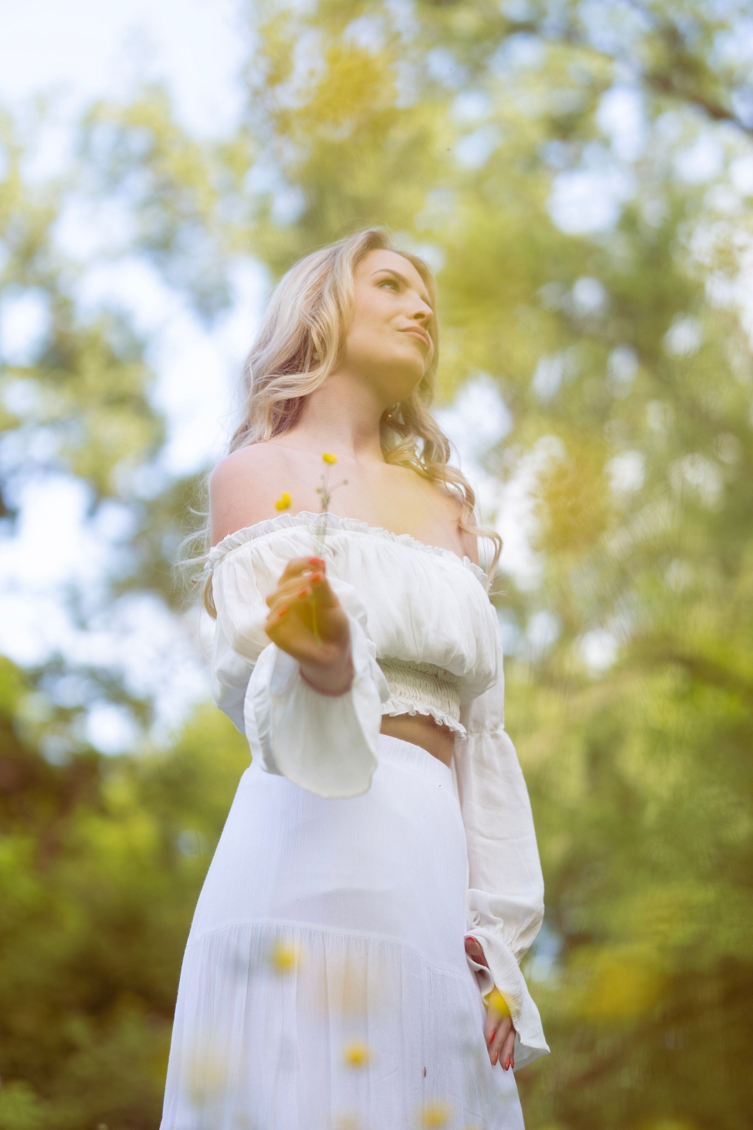 Spring garden photoshoot