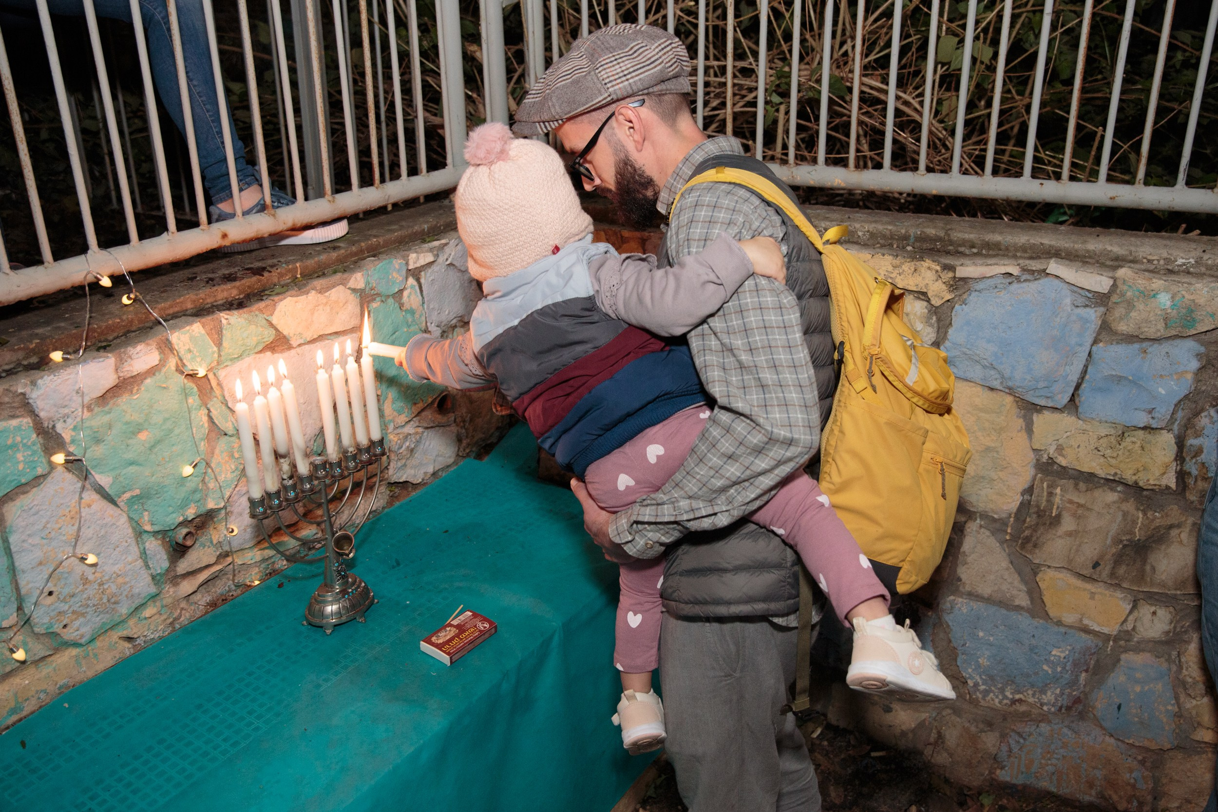 Городская Ханука Хайфа 2023. Портретный и репортажный фотограф в Израиле Рома Бирман