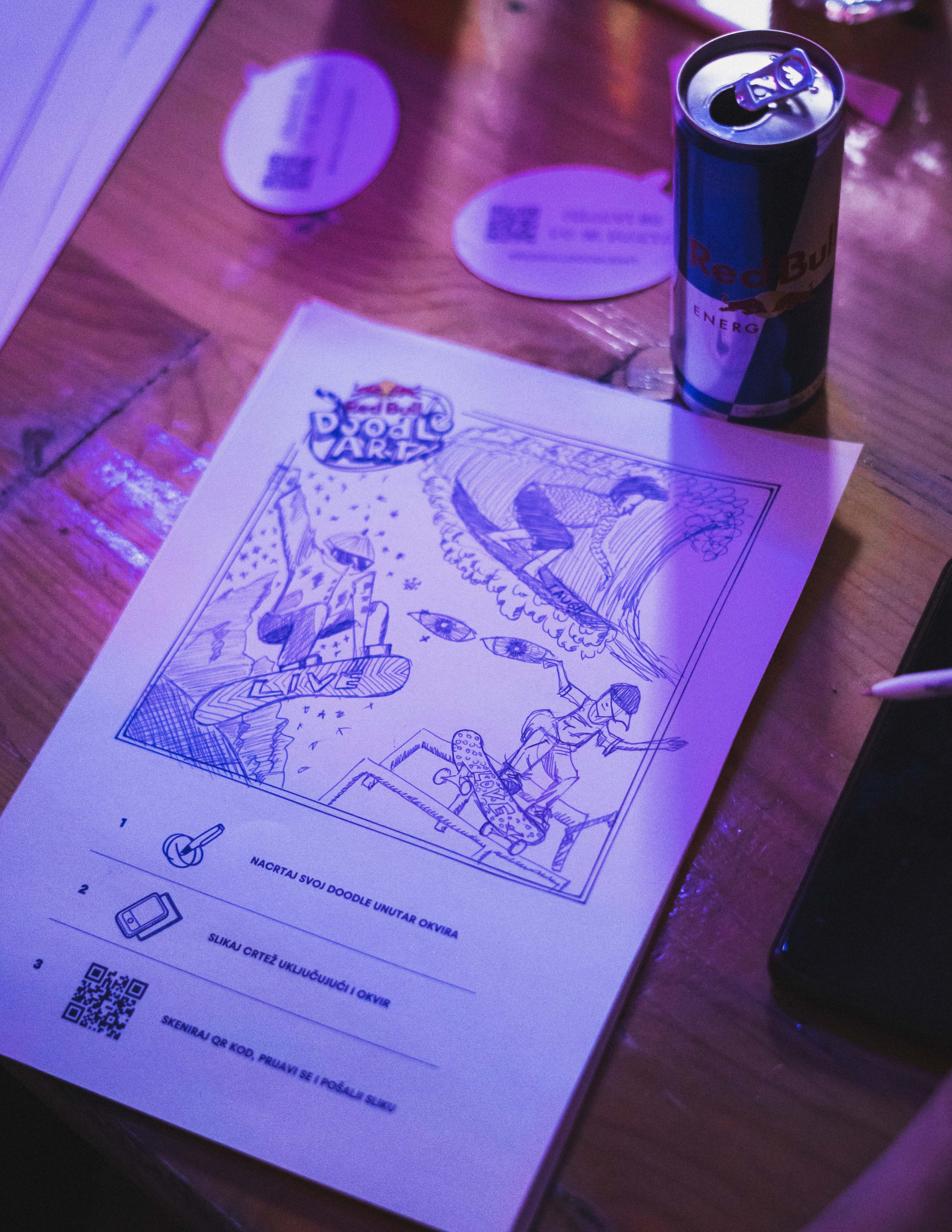 RedBull Doodle Art. Žukov Studio