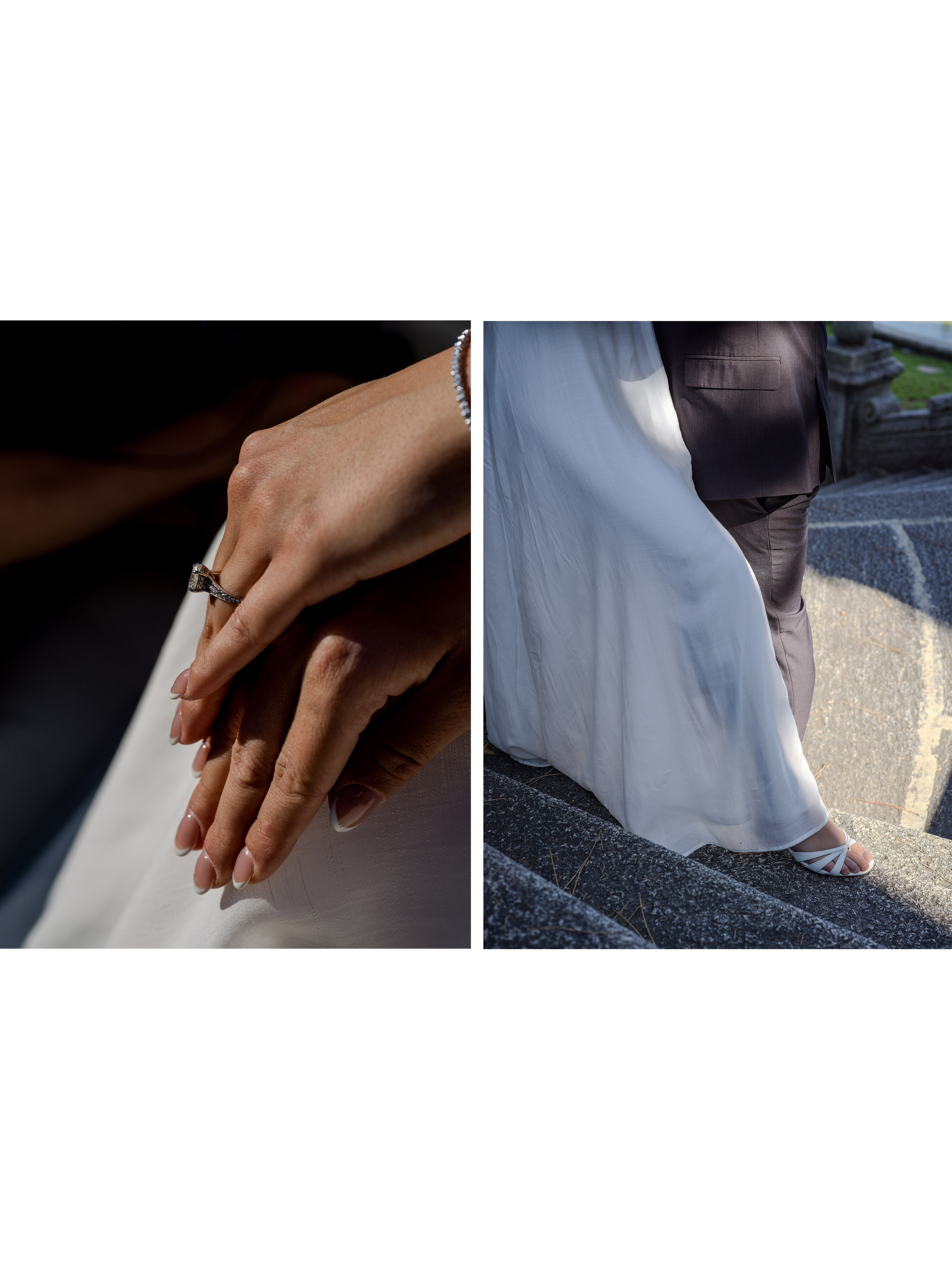 Sunset elopement yacht ride in Tremezzo