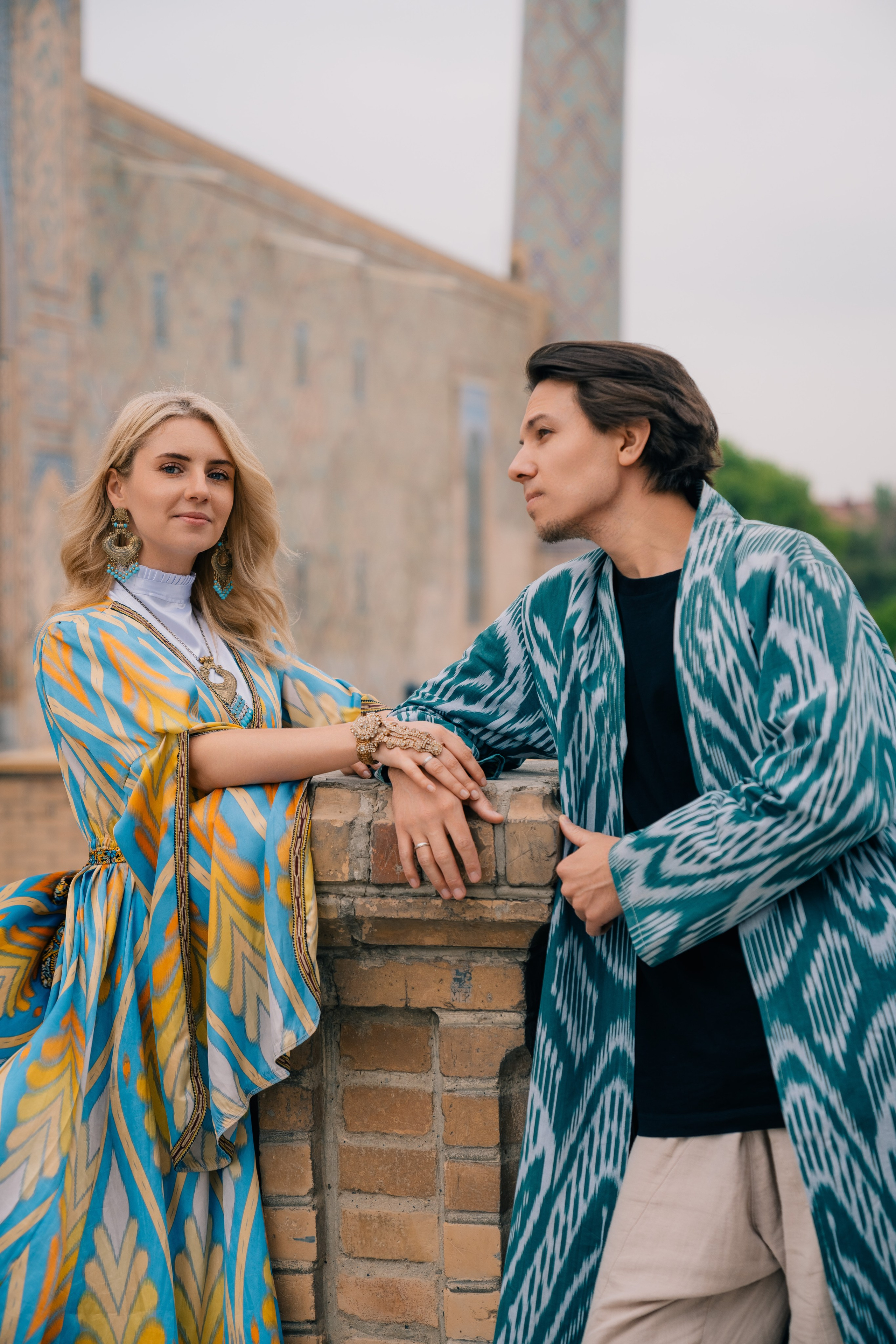 Destination-съёмка в Самарканде, пара перед свадьбой.