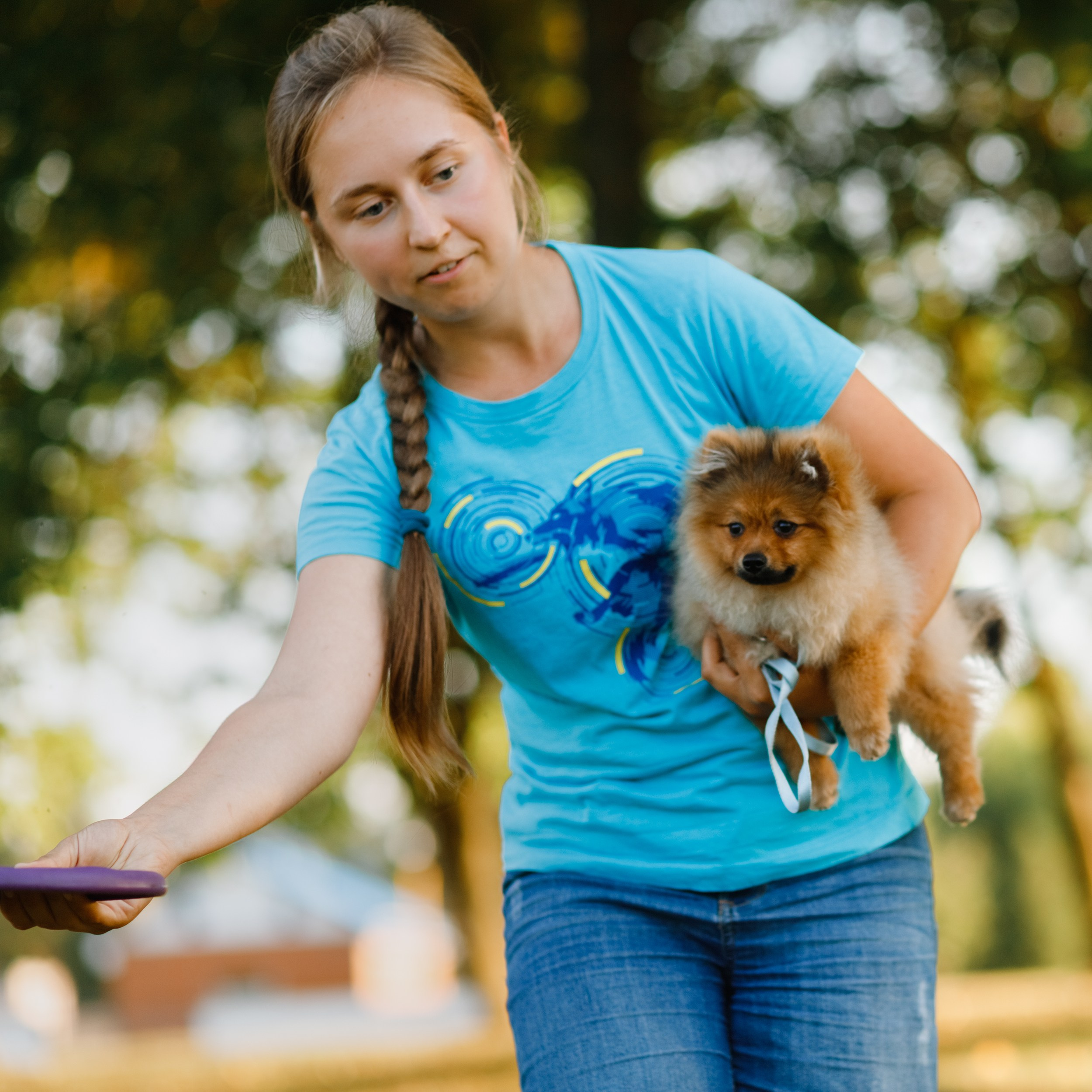 Frisbee workshop of Darya Lukina. Kaja | fotograf we Wrocławiu | ludzie i psy