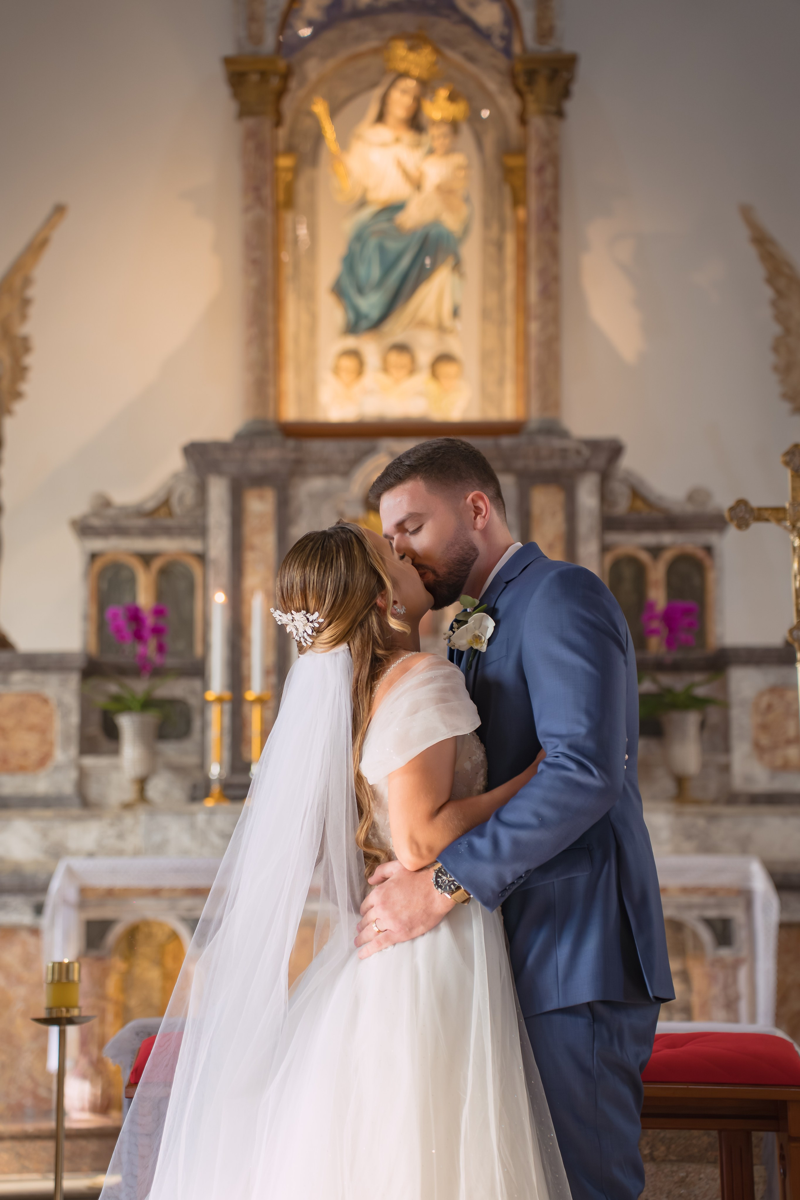 História de Aline & Gabriel. O Casal Dos Noivos