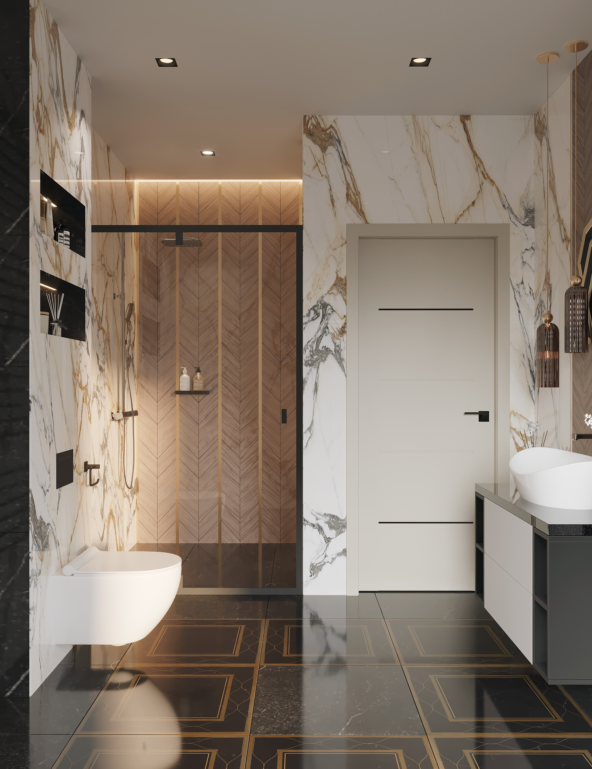 Māja Daugavpilī 126 м2. Interjera dizaina studija 4 Stūri