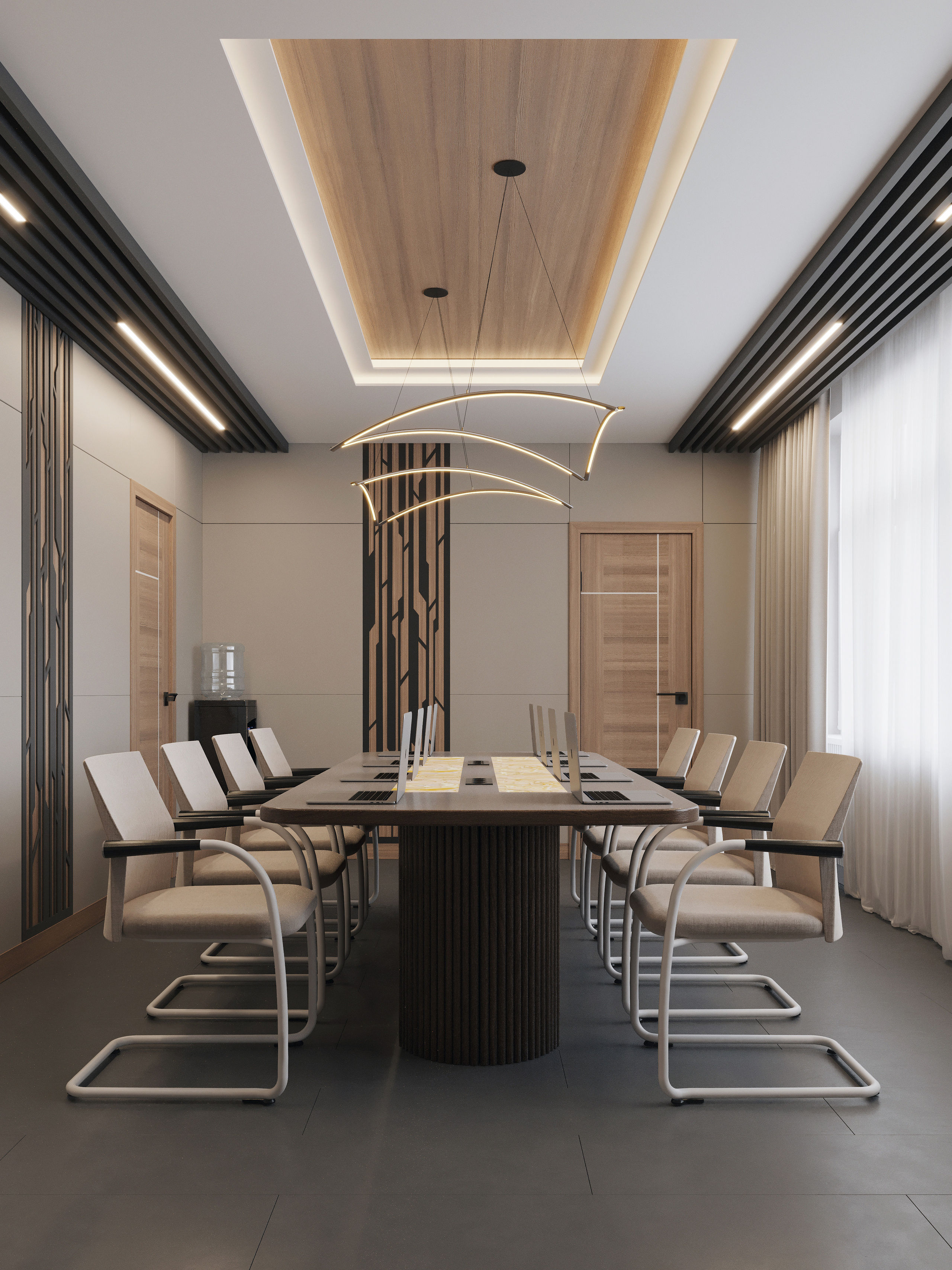 Uzņēmuma administratīvās telpas. Interjera dizaina studija 4 Stūri