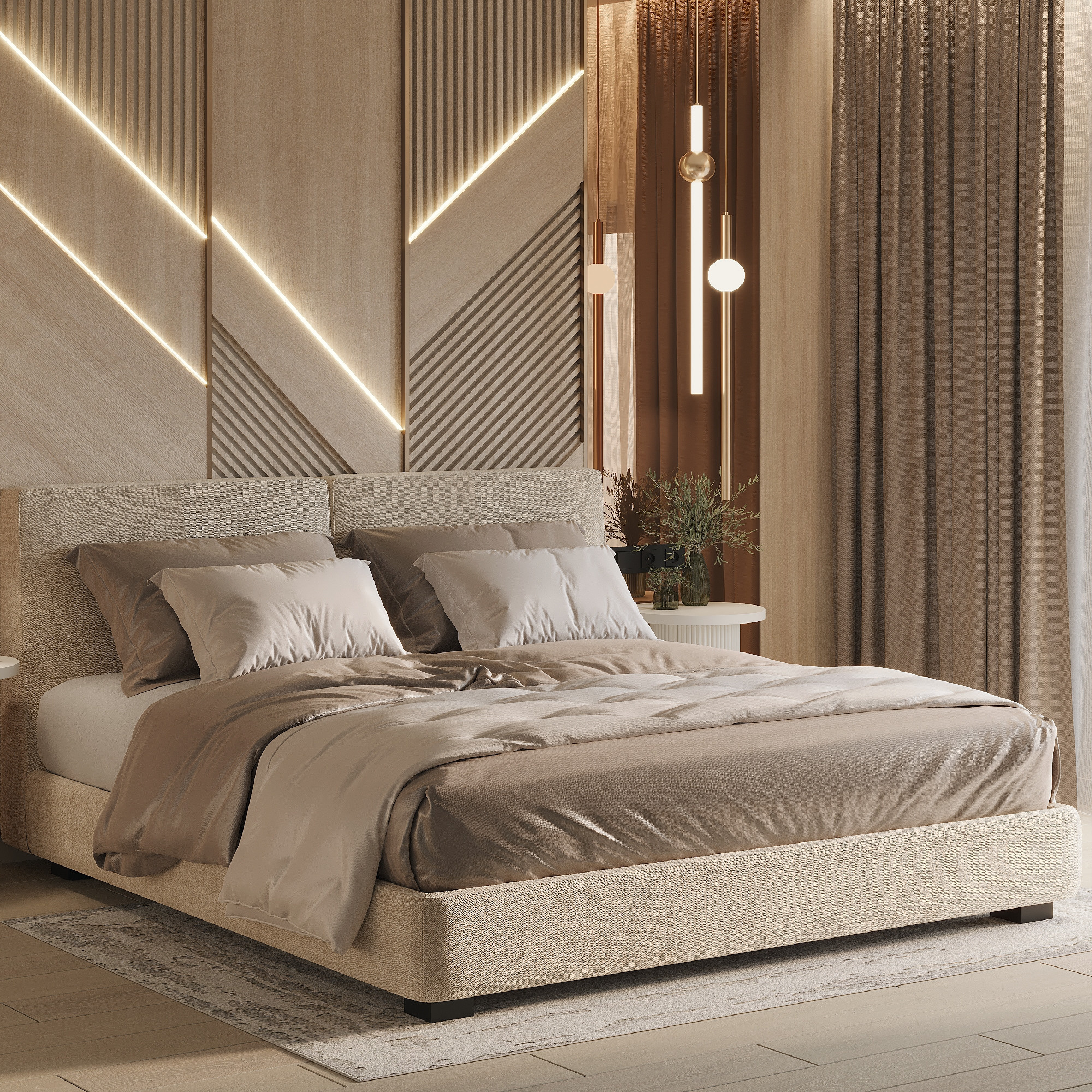 Māja Daugavpilī 126 м2. Interjera dizaina studija 4 Stūri