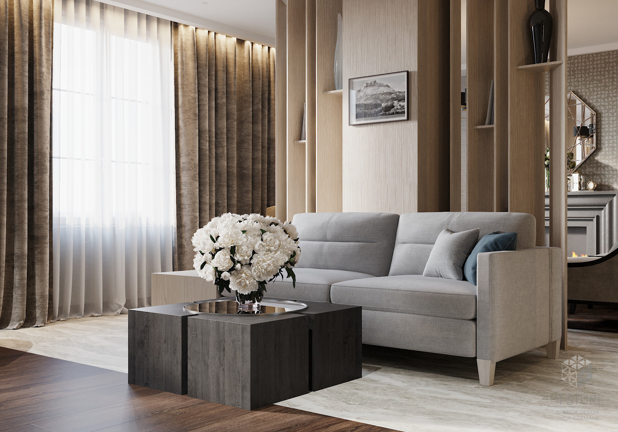 Viesnīca Šveicē «Hotel Himmelrich». Interjera dizaina studija 4 Stūri