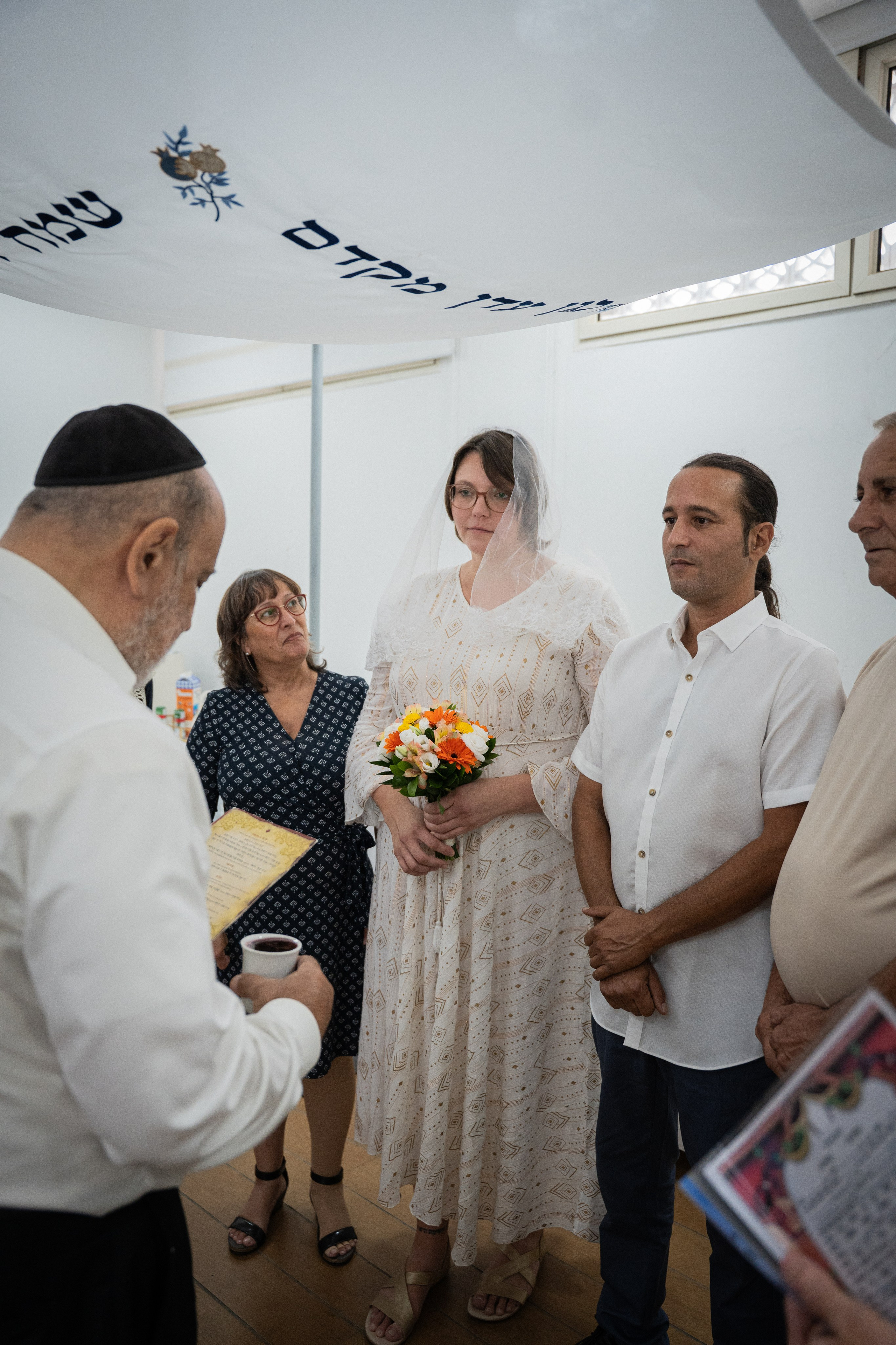 Chuppah of Yael & Raz, Hod Hasharon, July 2026. Divign By Tehilah — Meaningful Graphic Design & Photography