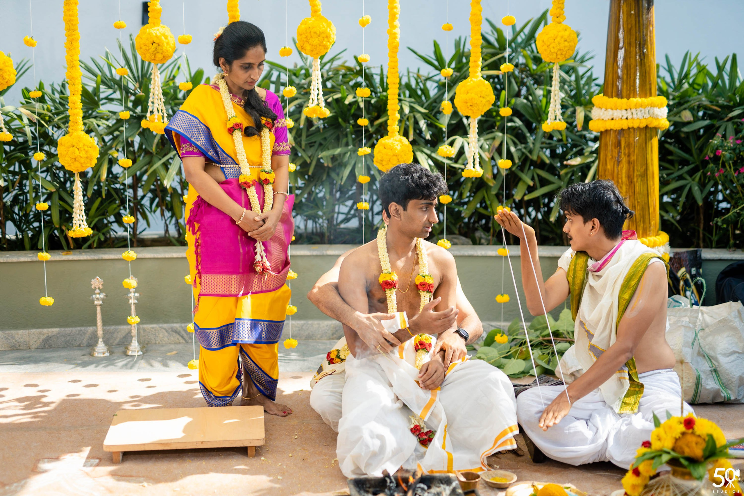 SANJAY AND SAKETH UPANAYANA. 50mm STUDIOS