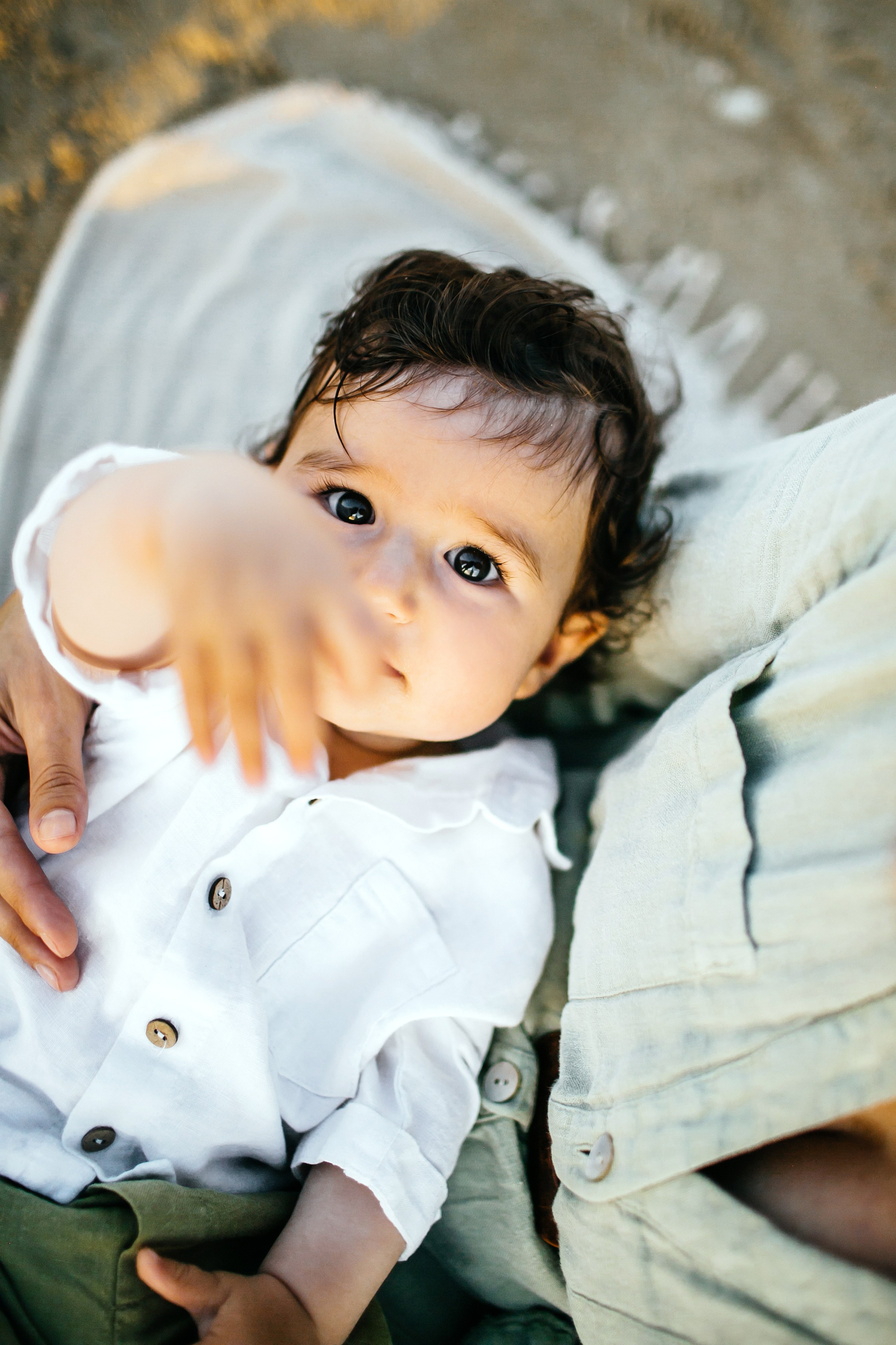 Studentim beach / Eithan 9 month. Family photographer in Israel