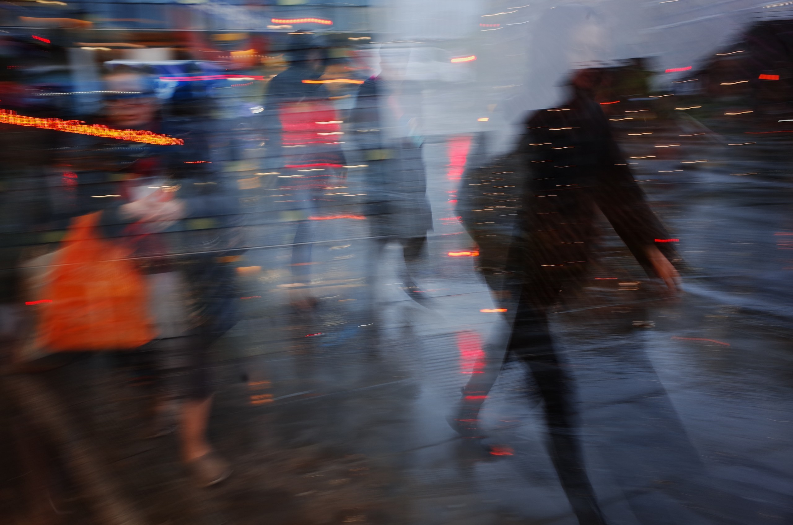 English (not yet summer) rain. Victoria Dini. Art photography in London / Folkestone, UK